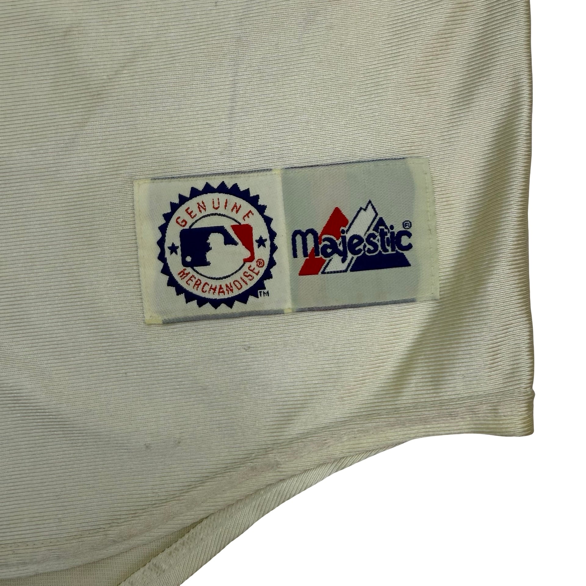 Vintage Derek Jeter New York Yankees Majestic Jersey Cream