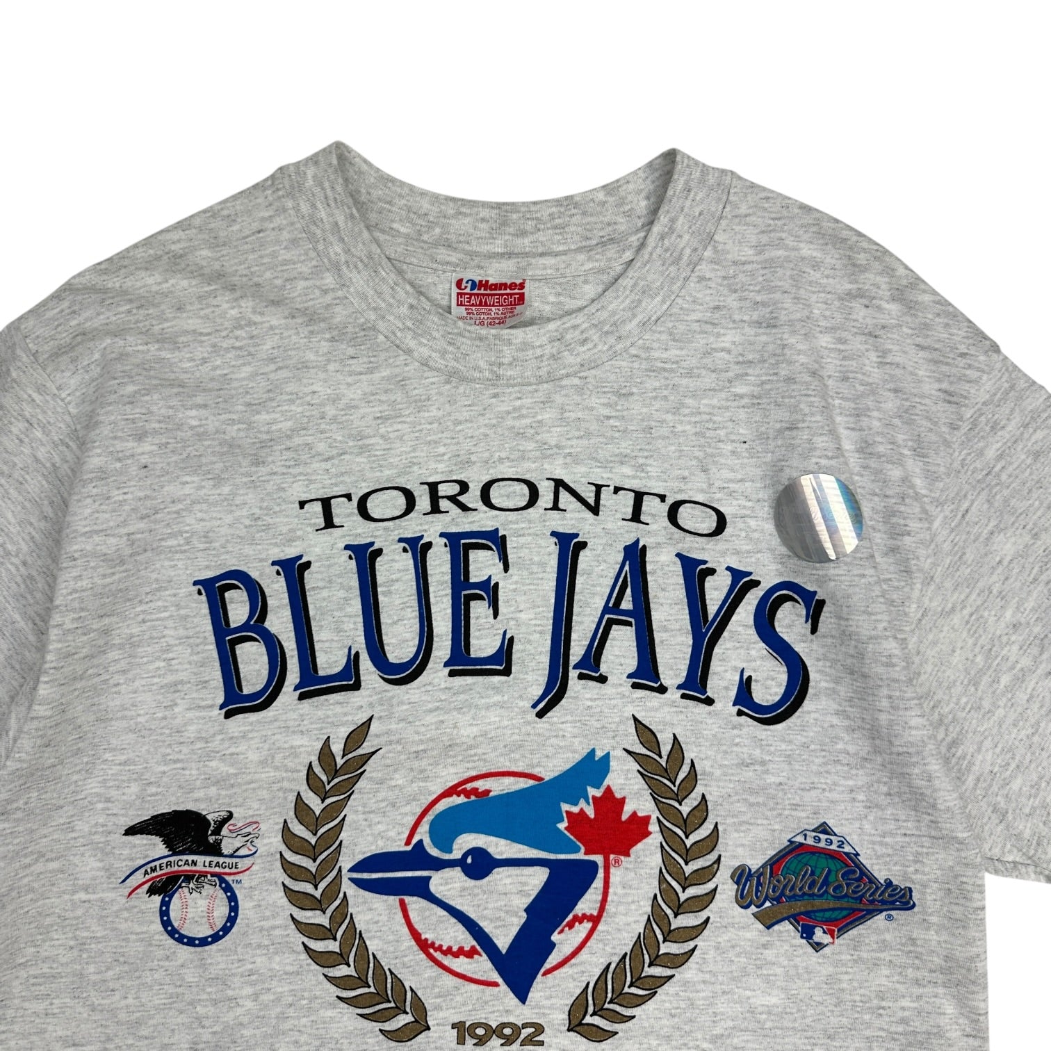 1992 Toronto Blue Jay World Champions Tee Grey