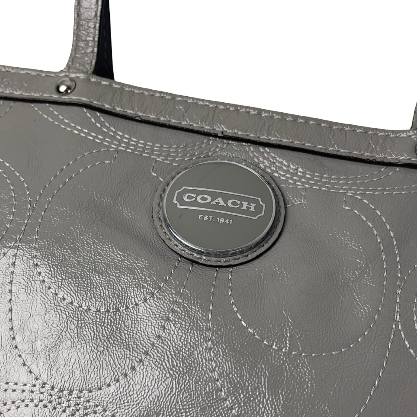 (W) Y2K Coach C All Over Shoulder Bag