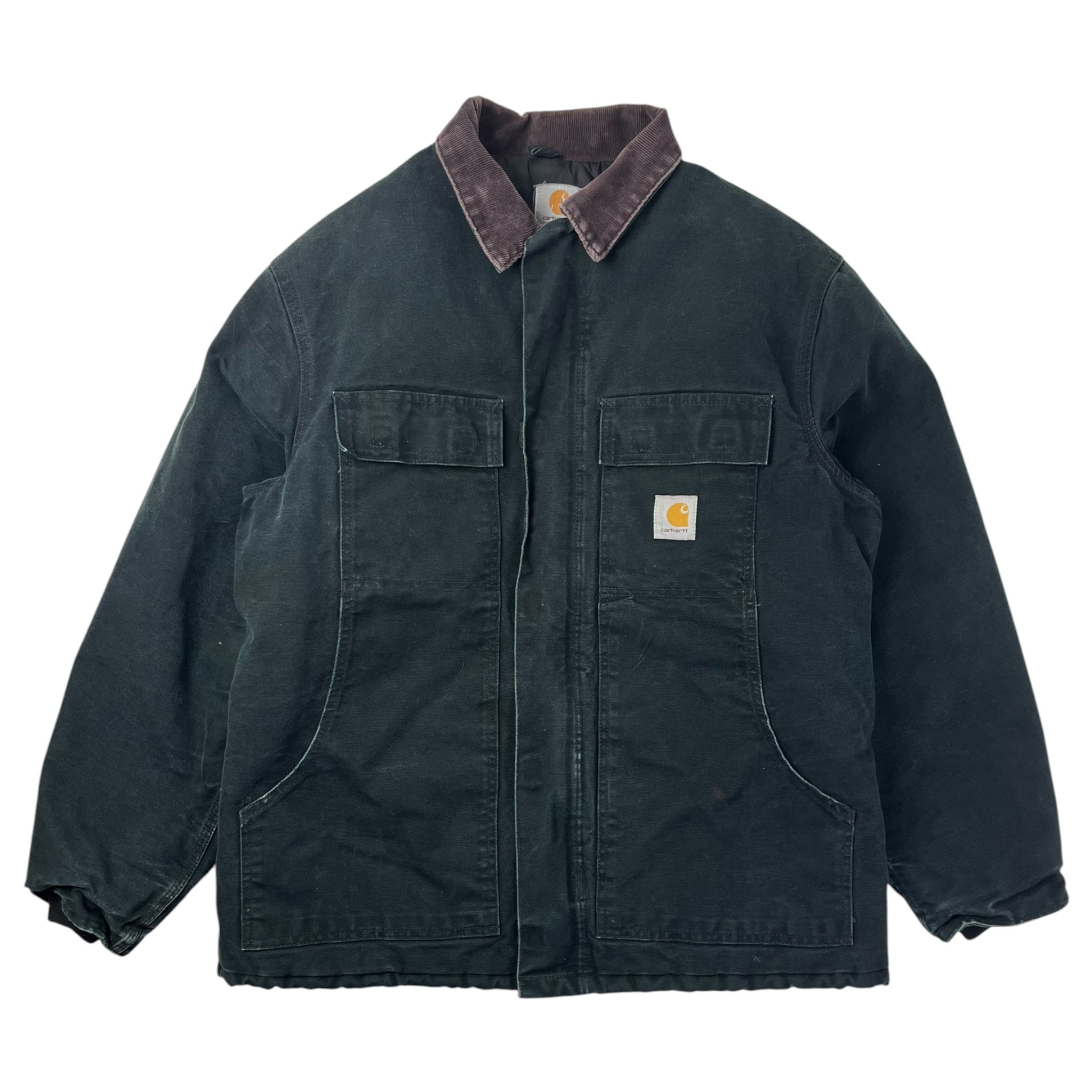 Carhartt Quilted Nylon-Lined Firm Duck Arctic Traditional Coat Black
