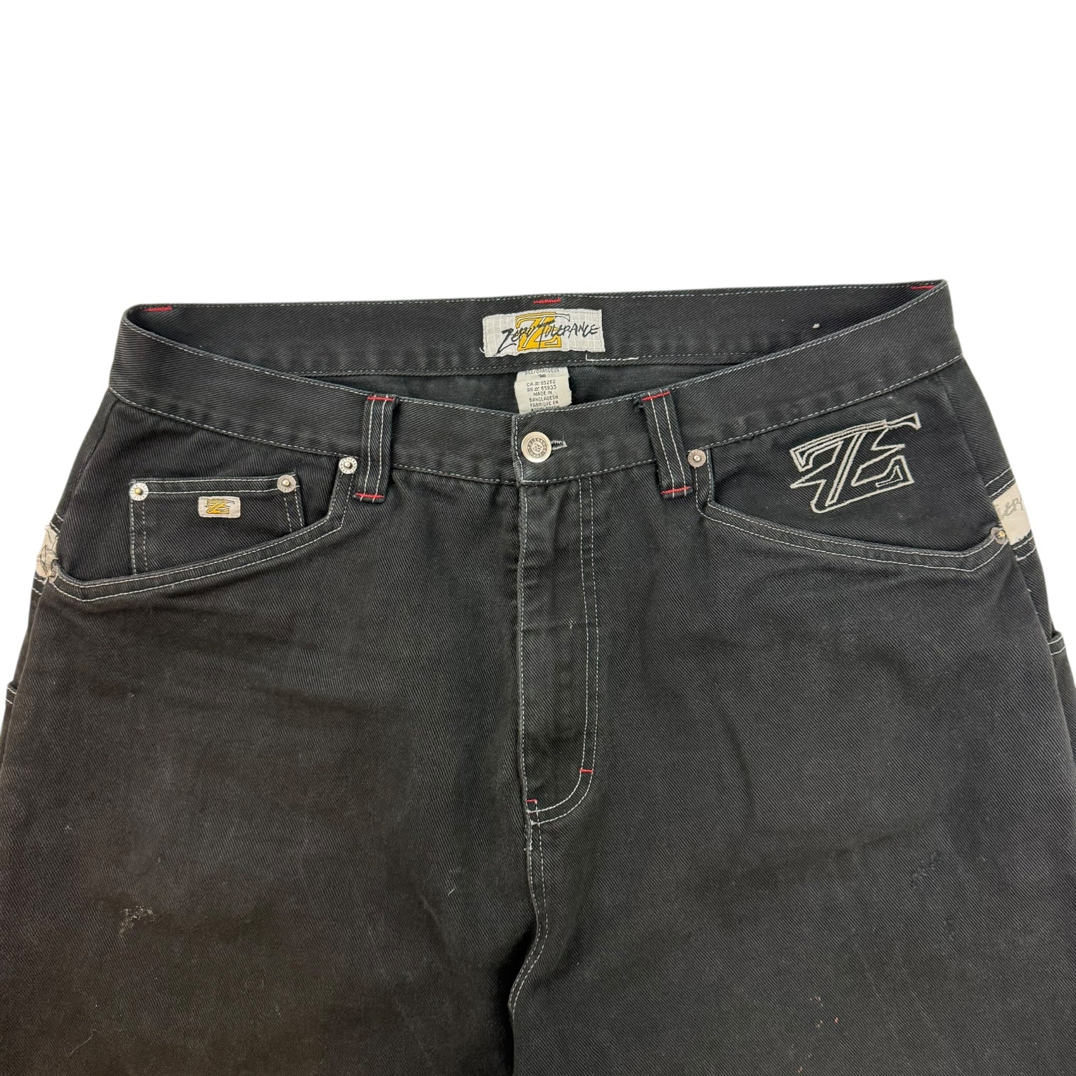 Vintage Y2K Zero Tolerance Denim Jeans Black