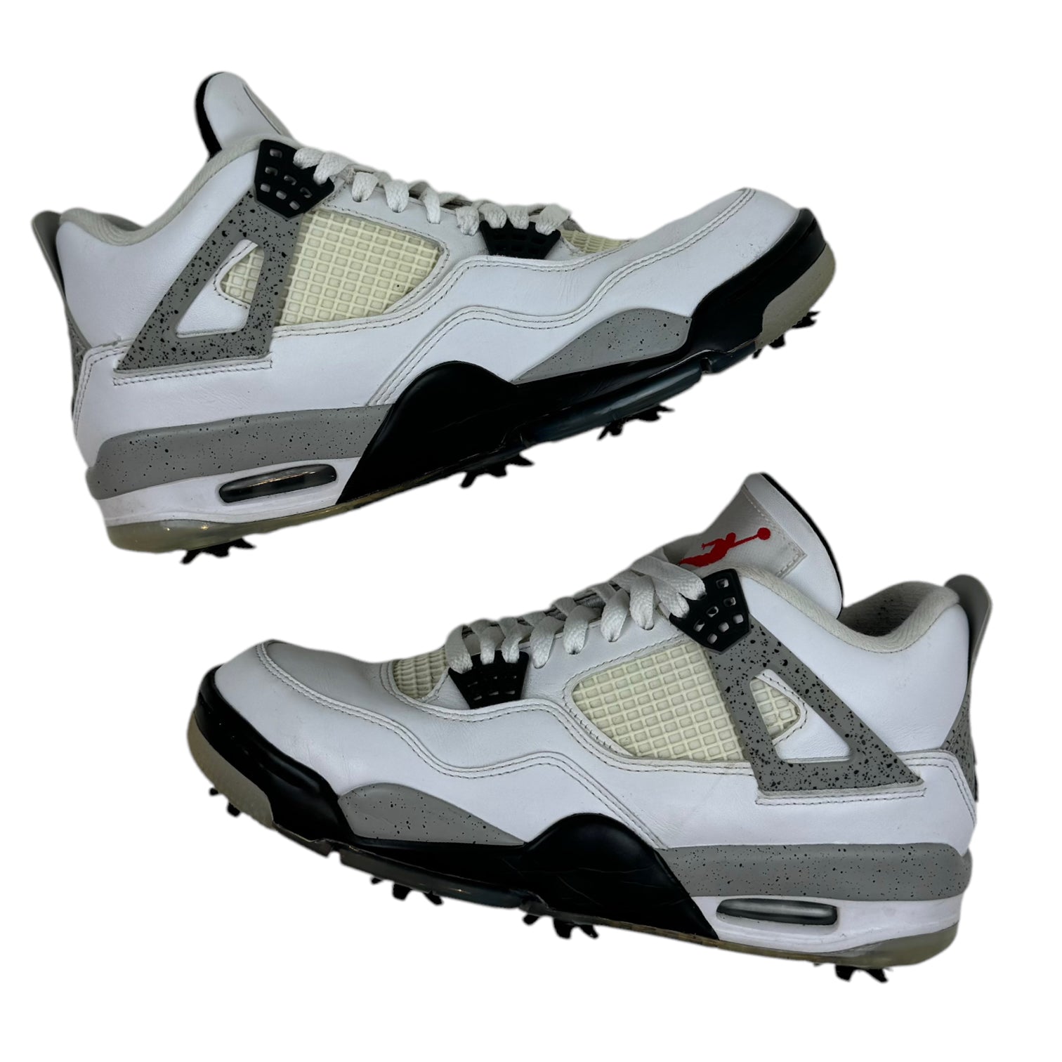 Jordan 4 White Cement Golf (Used)