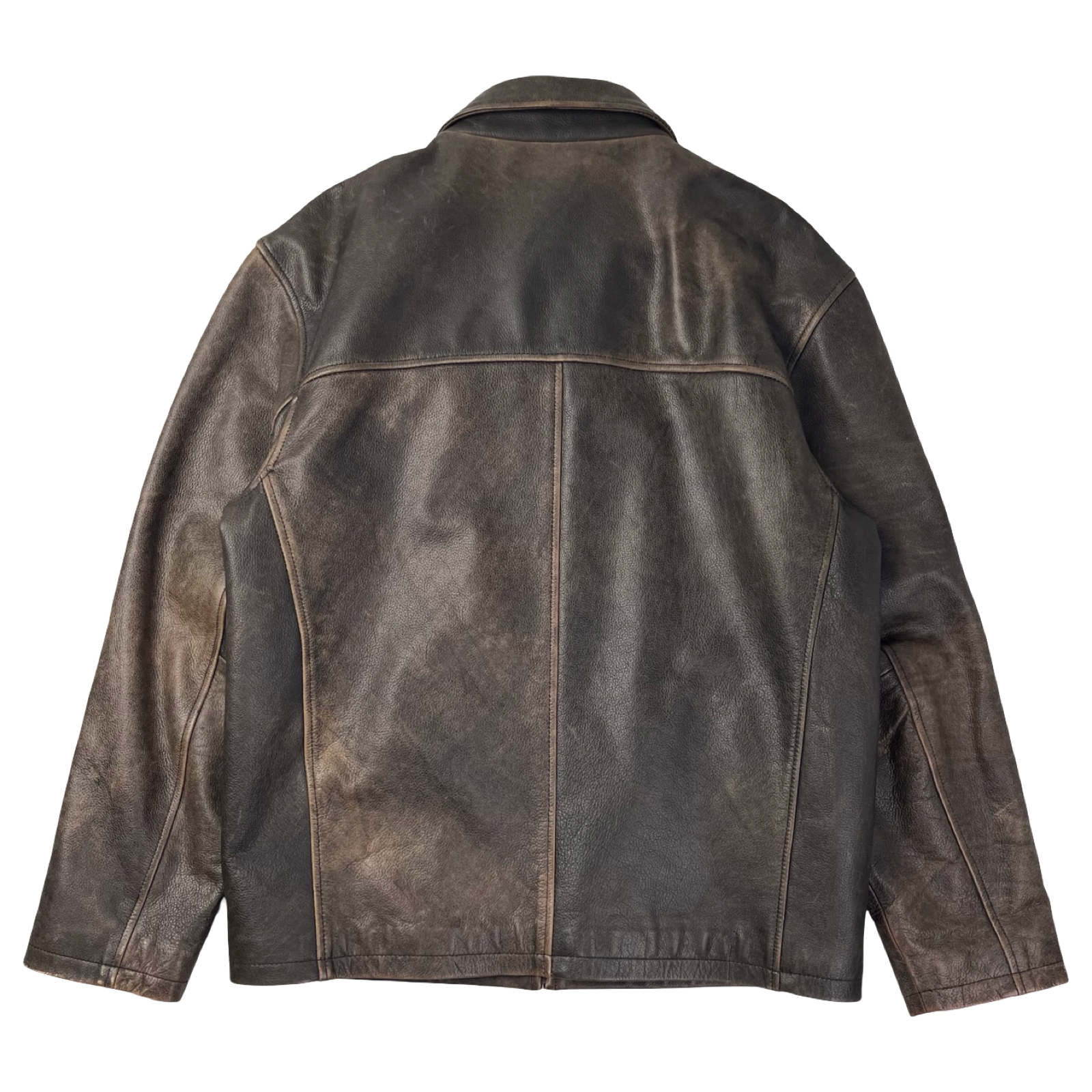 Vintage Boutique Of Leathers Harrington Jacket Patinated Nutmeg