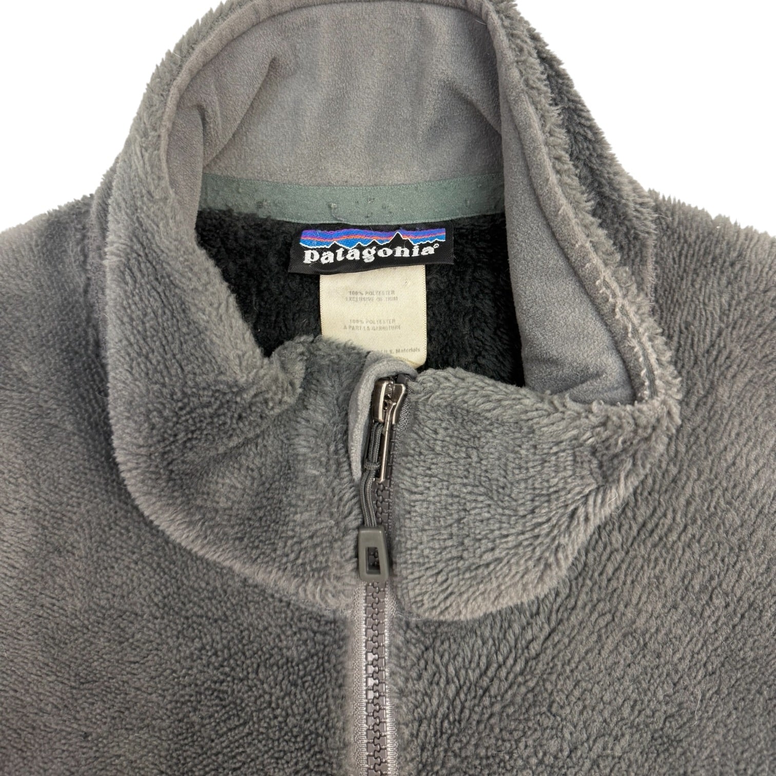 Vintage Patagonia R4 Regulator Fleece Jacket Grey