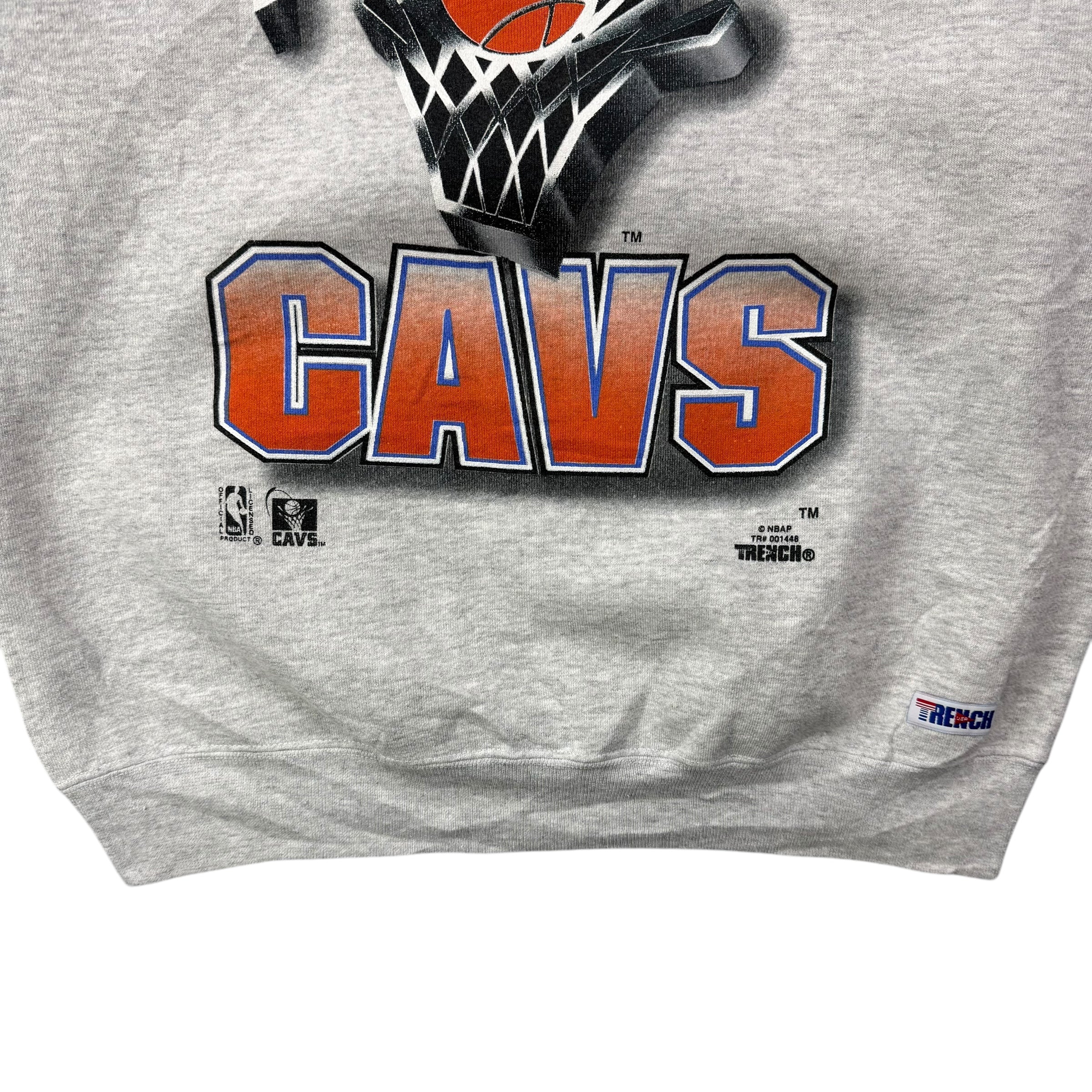 Vintage Cleveland Cavaliers Crewneck Grey