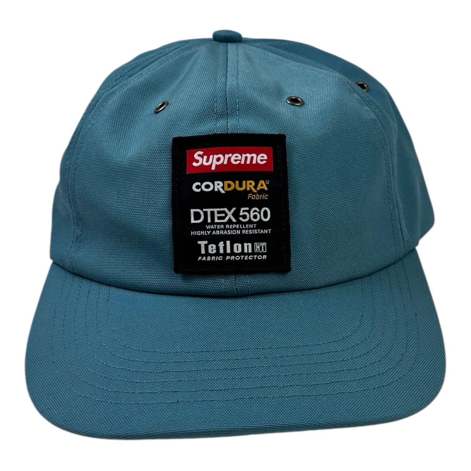 Supreme x Cordura Teflon Label 6-Panel Hat Teal