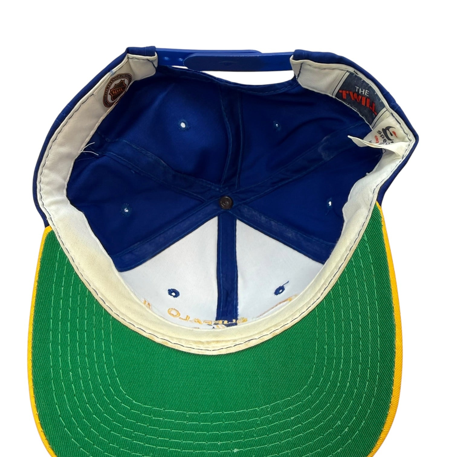 Vintage Buffalo Sabres Script Hat Blue/Yellow