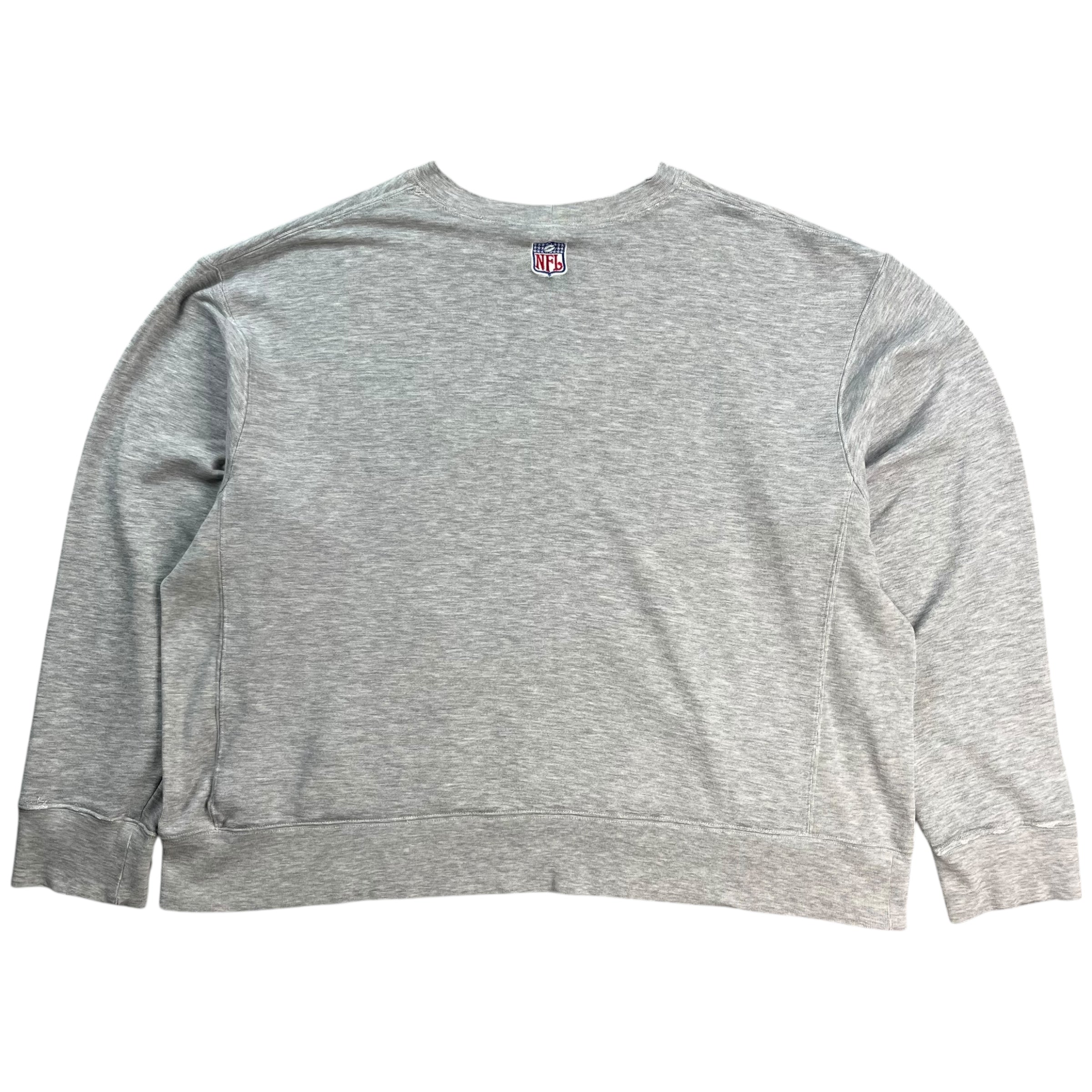 Vintage Chicago Bears Pocket Crewneck Light Grey