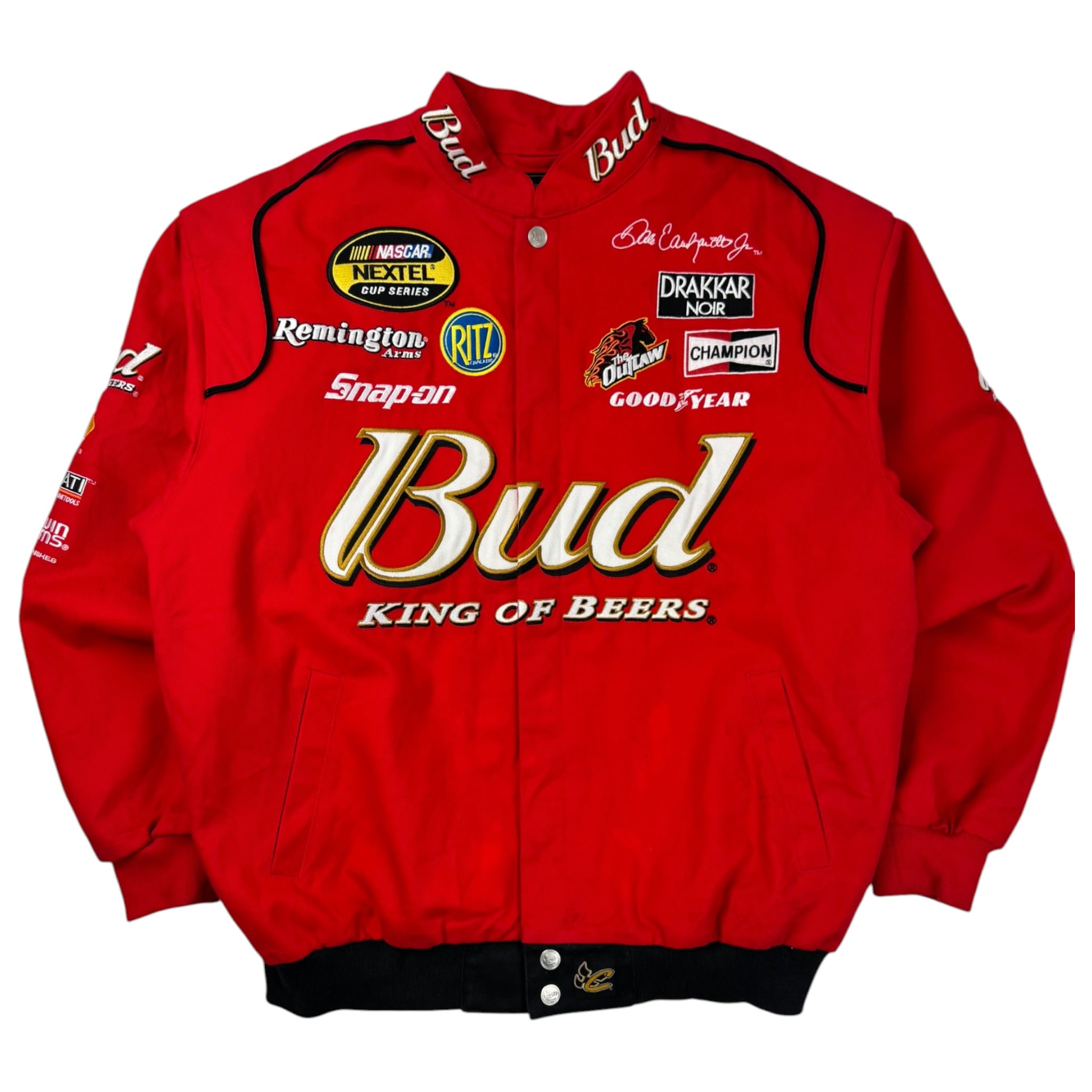 Vintage Bud ‘King of Beers’ Nascar Promo Racing Jacket