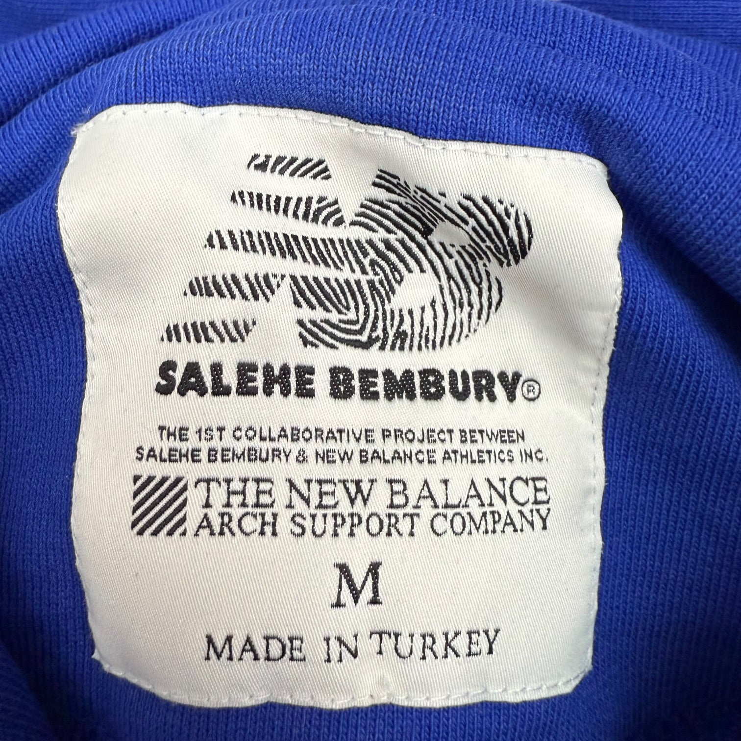 New Balance x Salehe Bembury Yurt Hoodie UV Blue