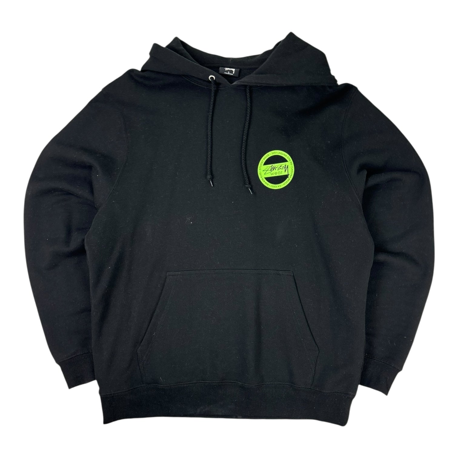 Stussy Wear Circle Hoodie Black