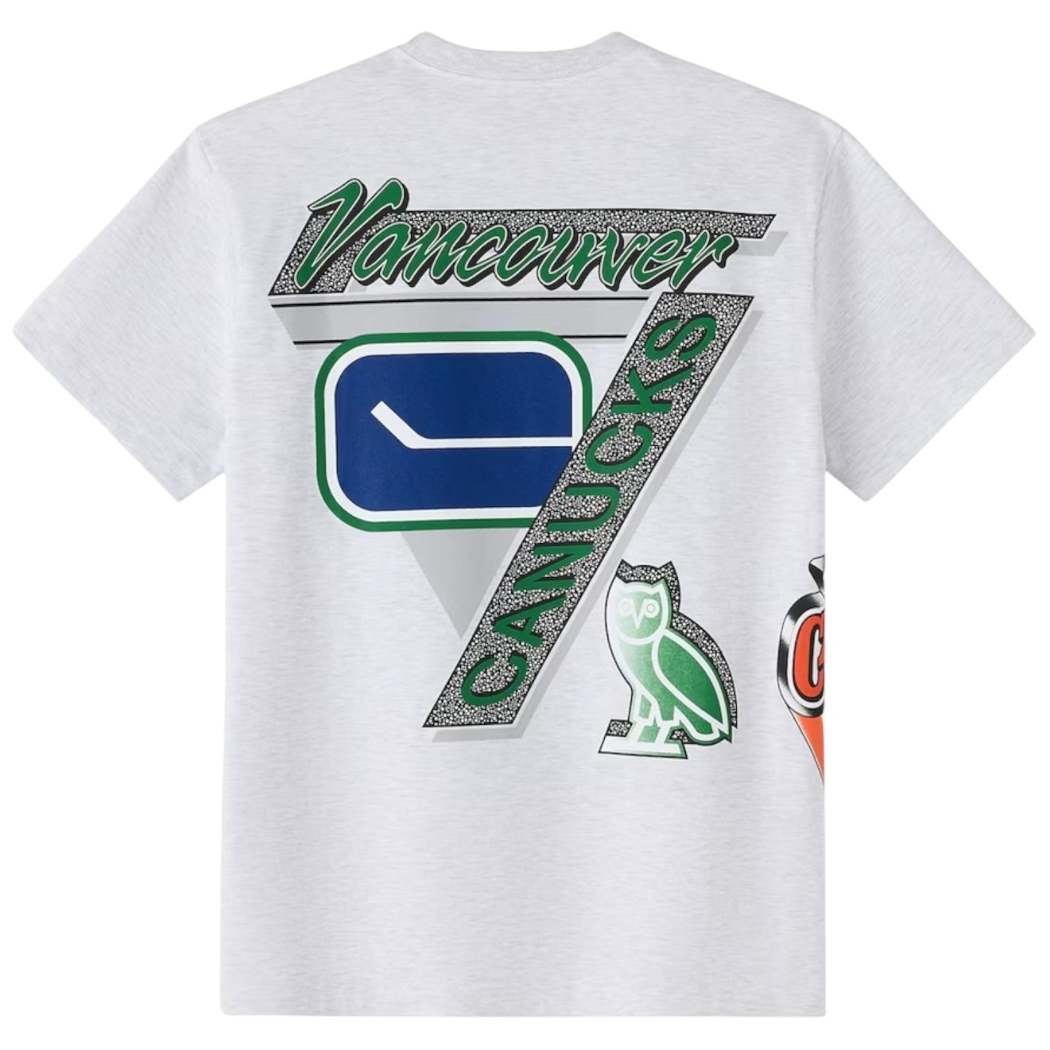 OVO x NHL Vancouver Canucks T-Shirt Heather Grey