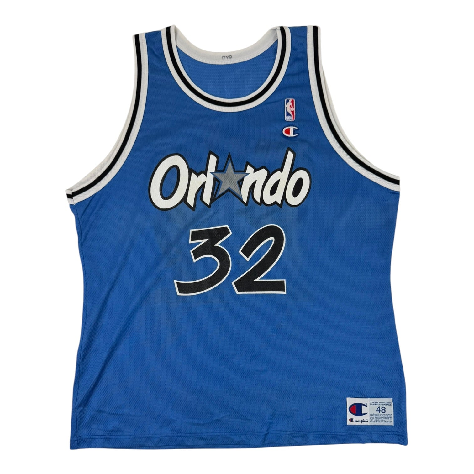 Vintage Champion Orlando Magic Shaquille O'Neal Jersey Blue