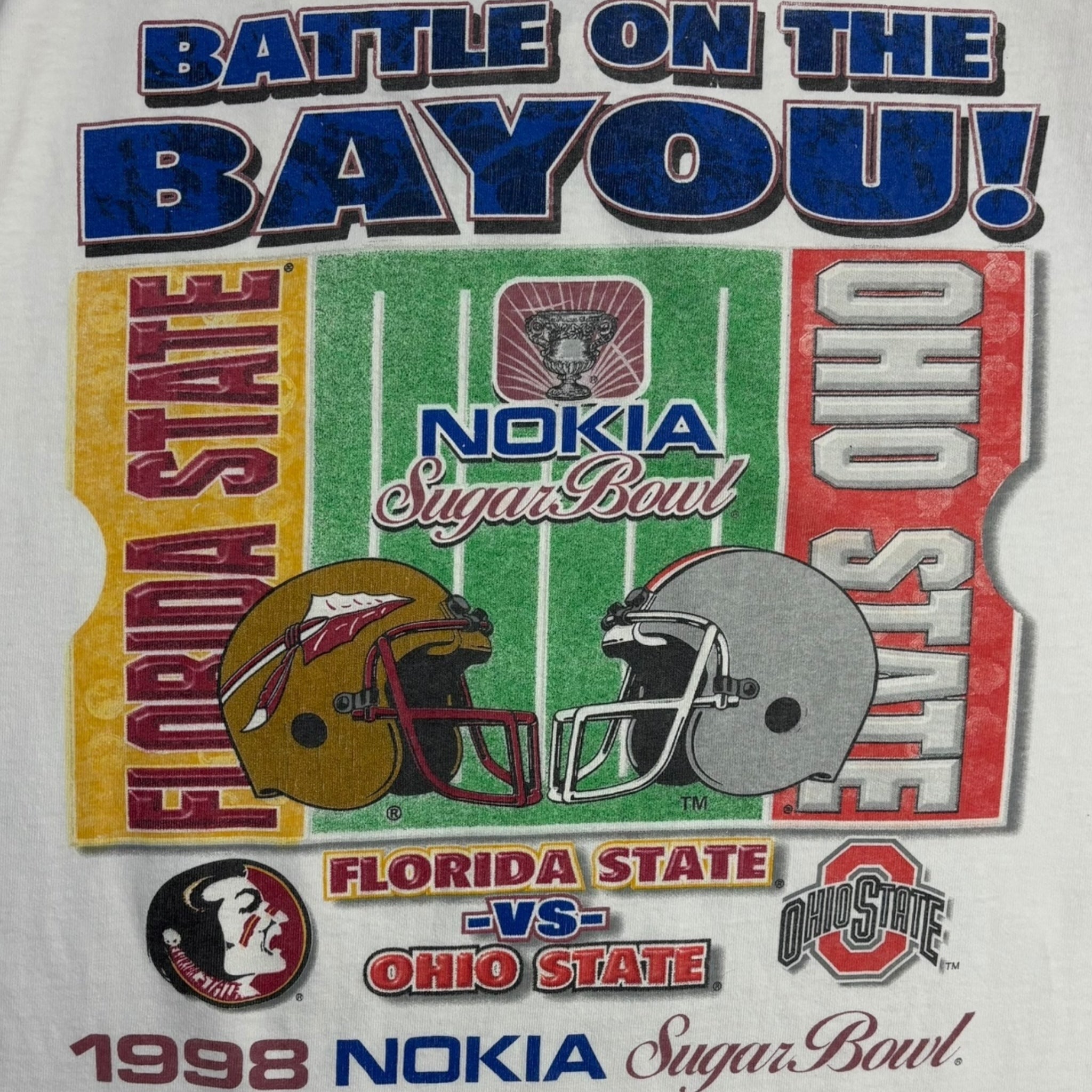 1998 Nokia "Sugar Bowl" Florida VS Ohio State T-Shirt