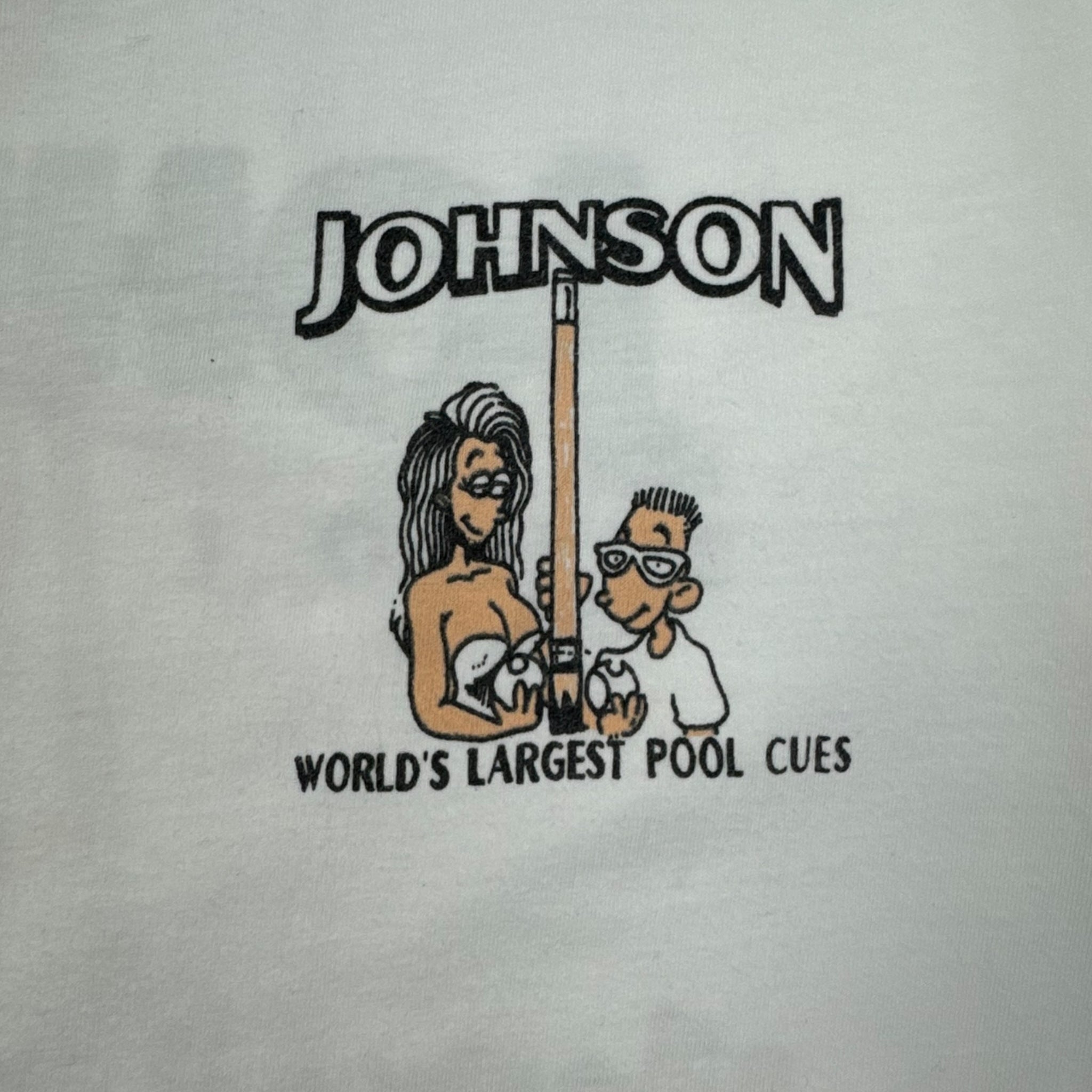 Vintage Big Johnson ‘Worlds Largest Pool Cue’ T-Shirt