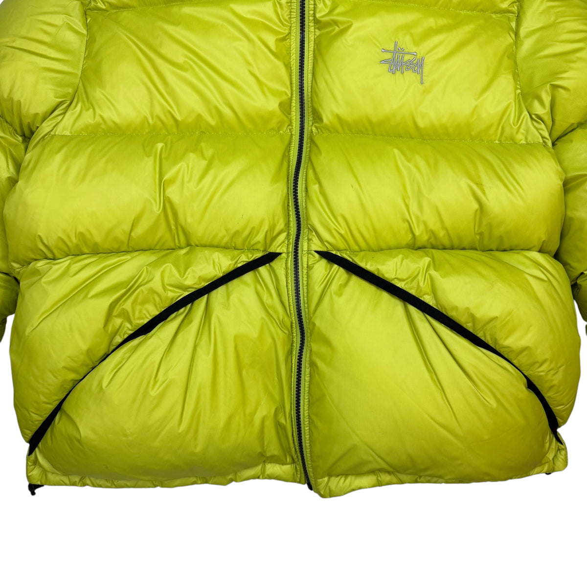 Stussy Micro Ripstop Down Parka Lime
