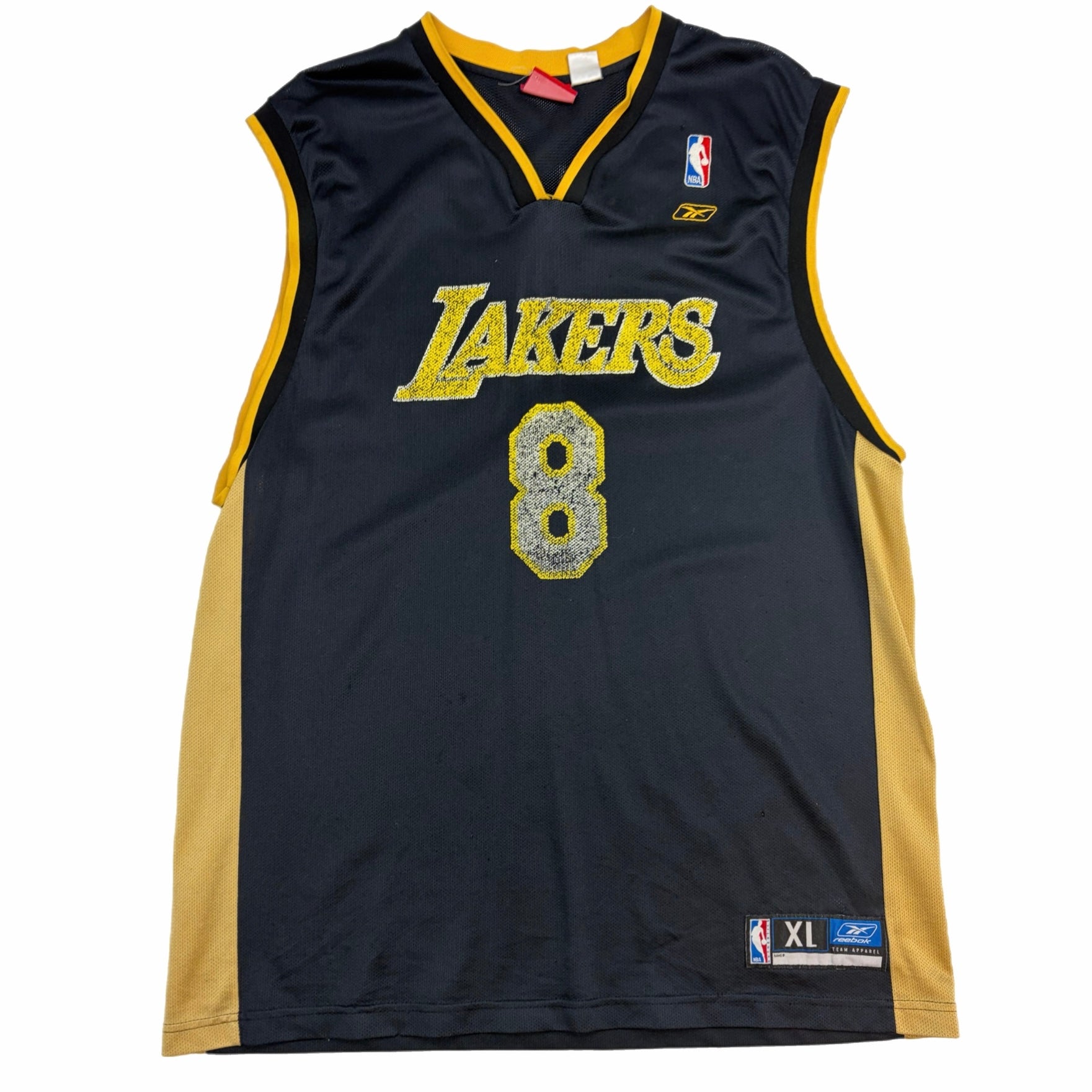 Vintage Kobe Bryant #8 Reebok Jersey Black/Yellow