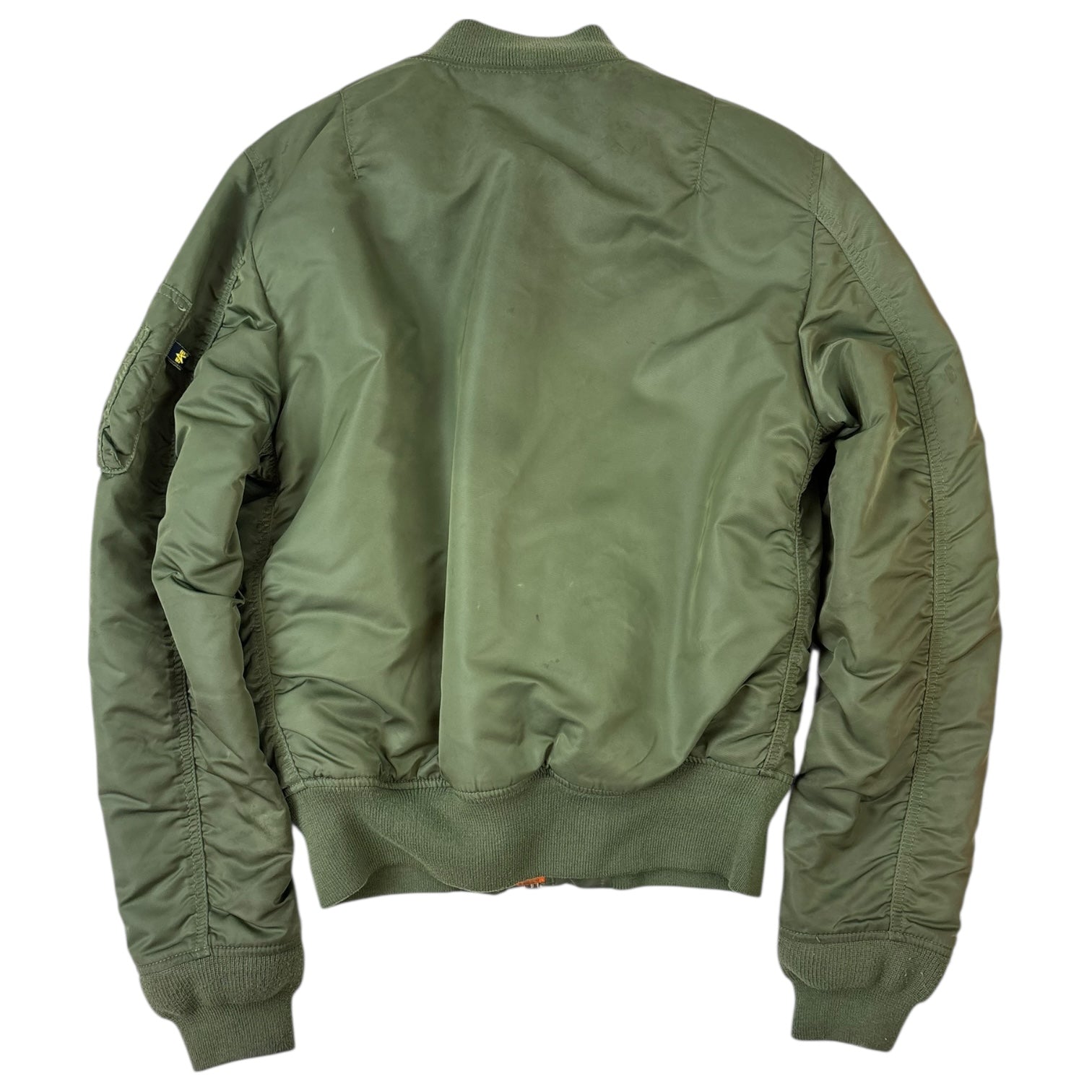 Alpha Industries Reversible Bomber Jacket Green/Orange