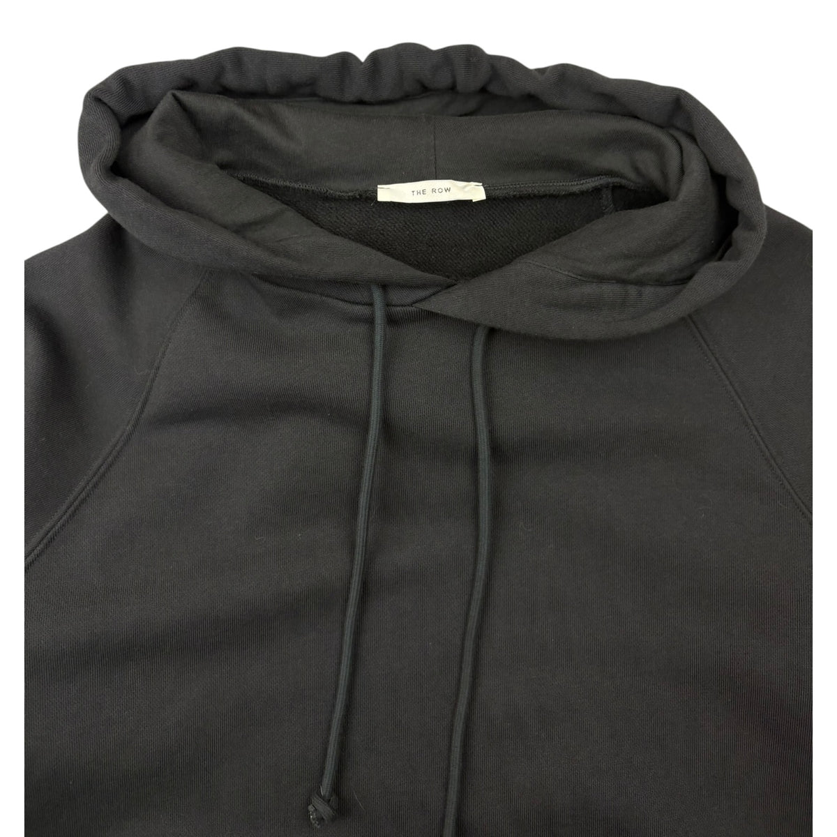 The Row Raglan Hoodie Black