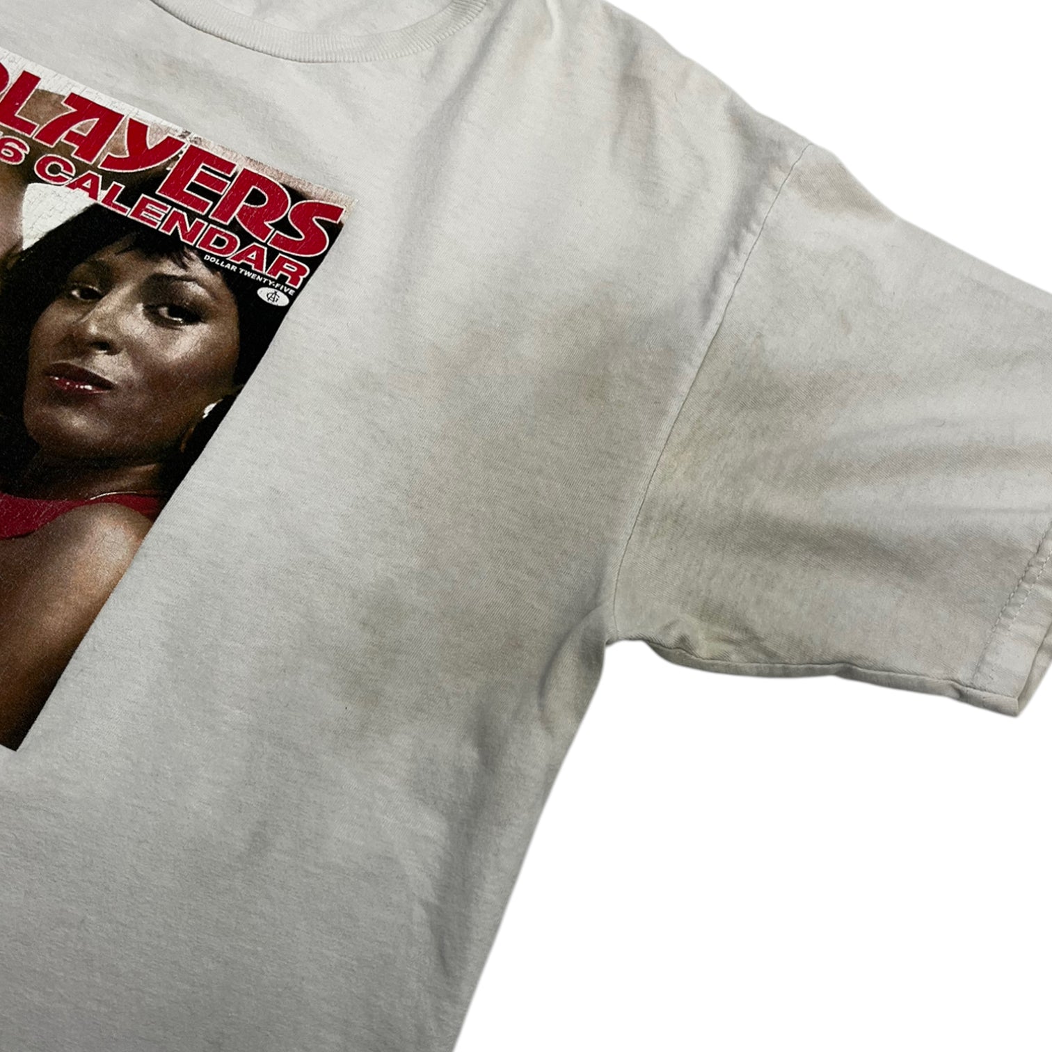 Vintage Players Magazine Pam Grier Tee White