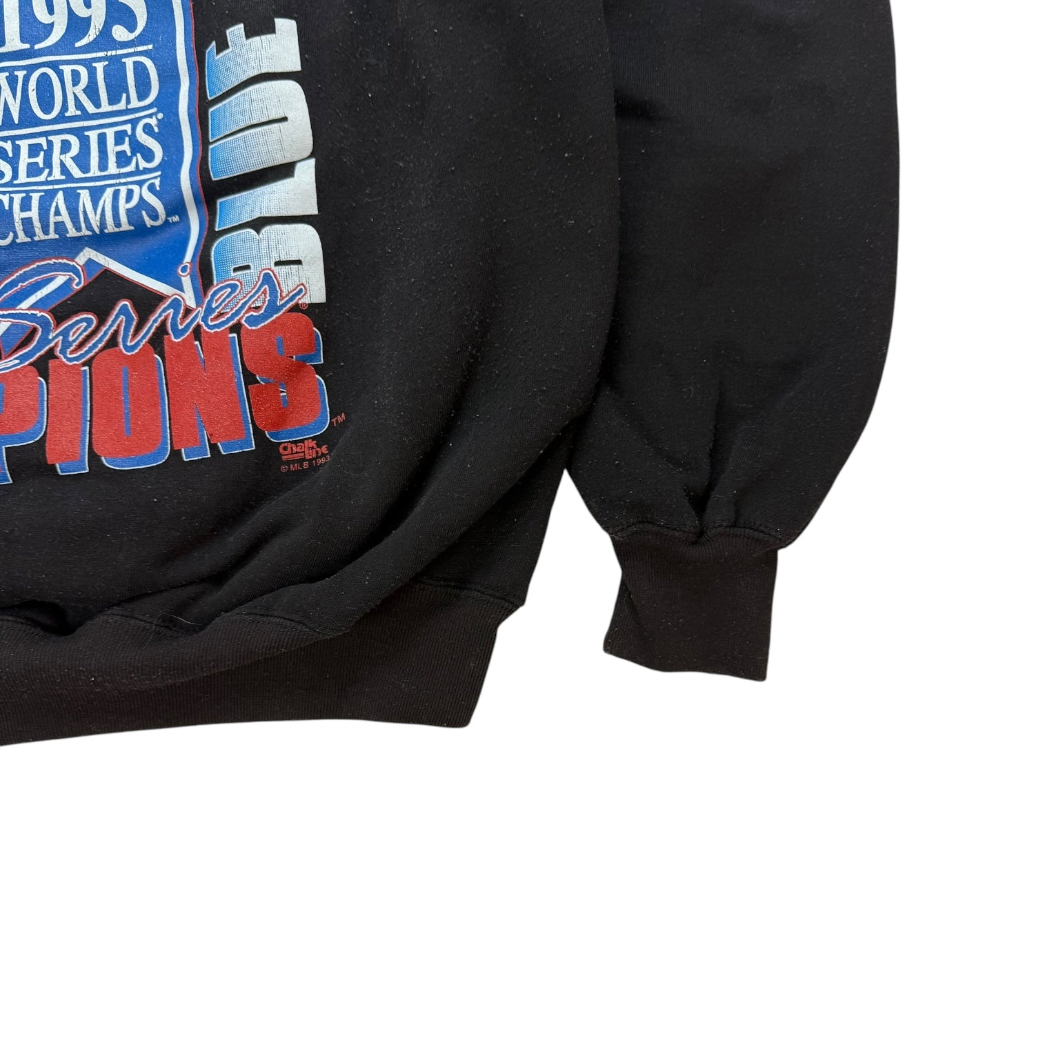 1993 Toronto Blue Jays Repeat Champions Crewneck Black