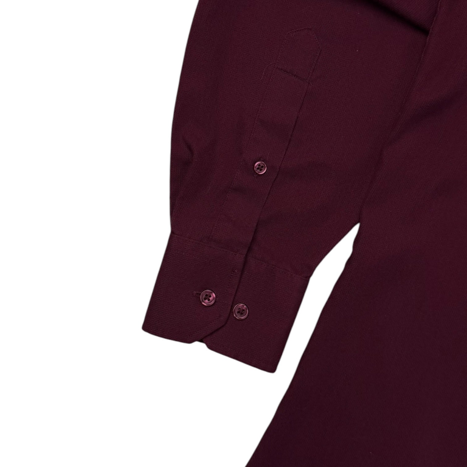 Balmain Button Down L/S T-Shirt Burgundy