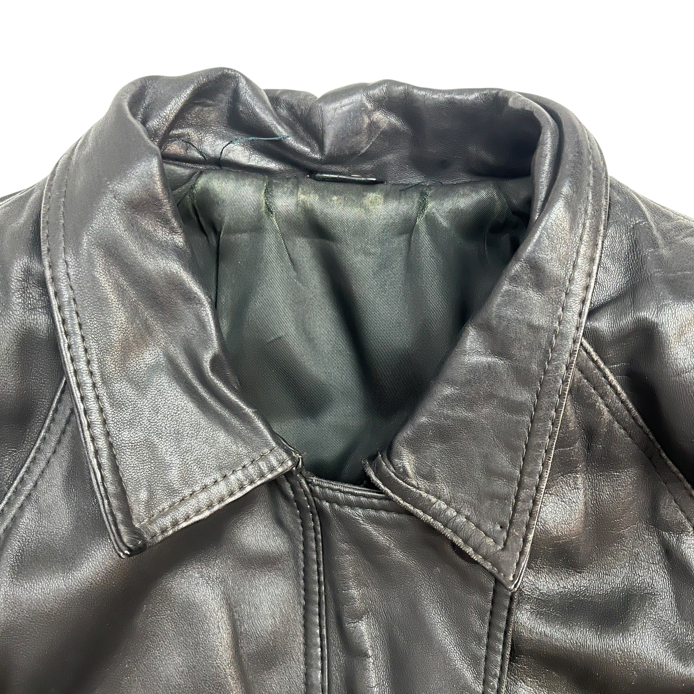 Vintage Roxy Leather Jacket Black