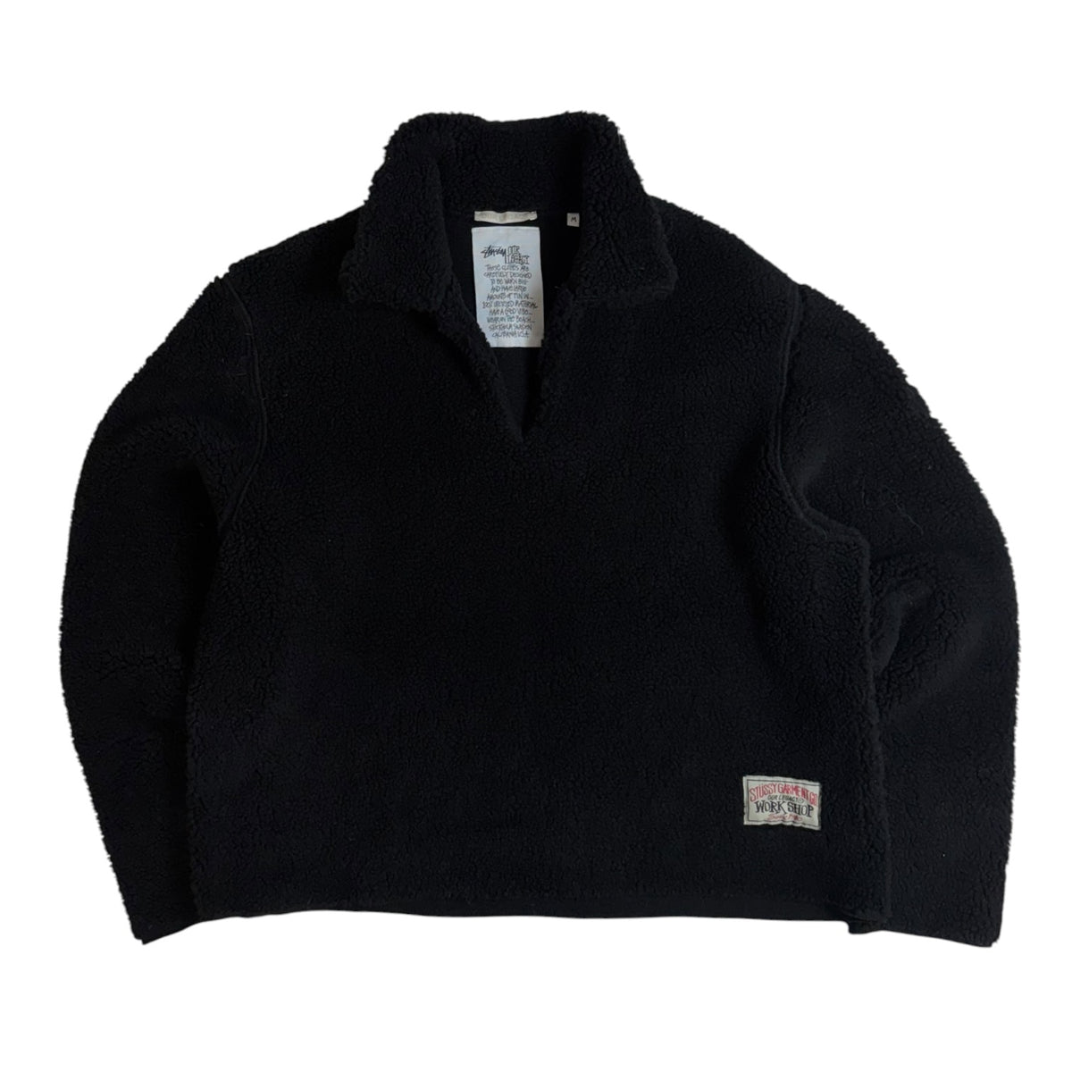 Stussy x Our Legacy Runner Fleece Pullover Black