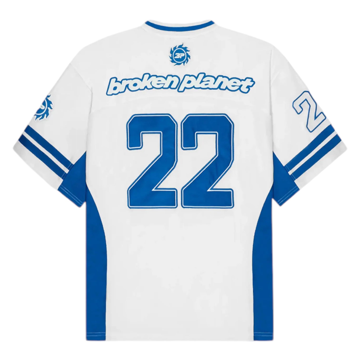 Broken Planet Football Jersey (FW24) White/Blue