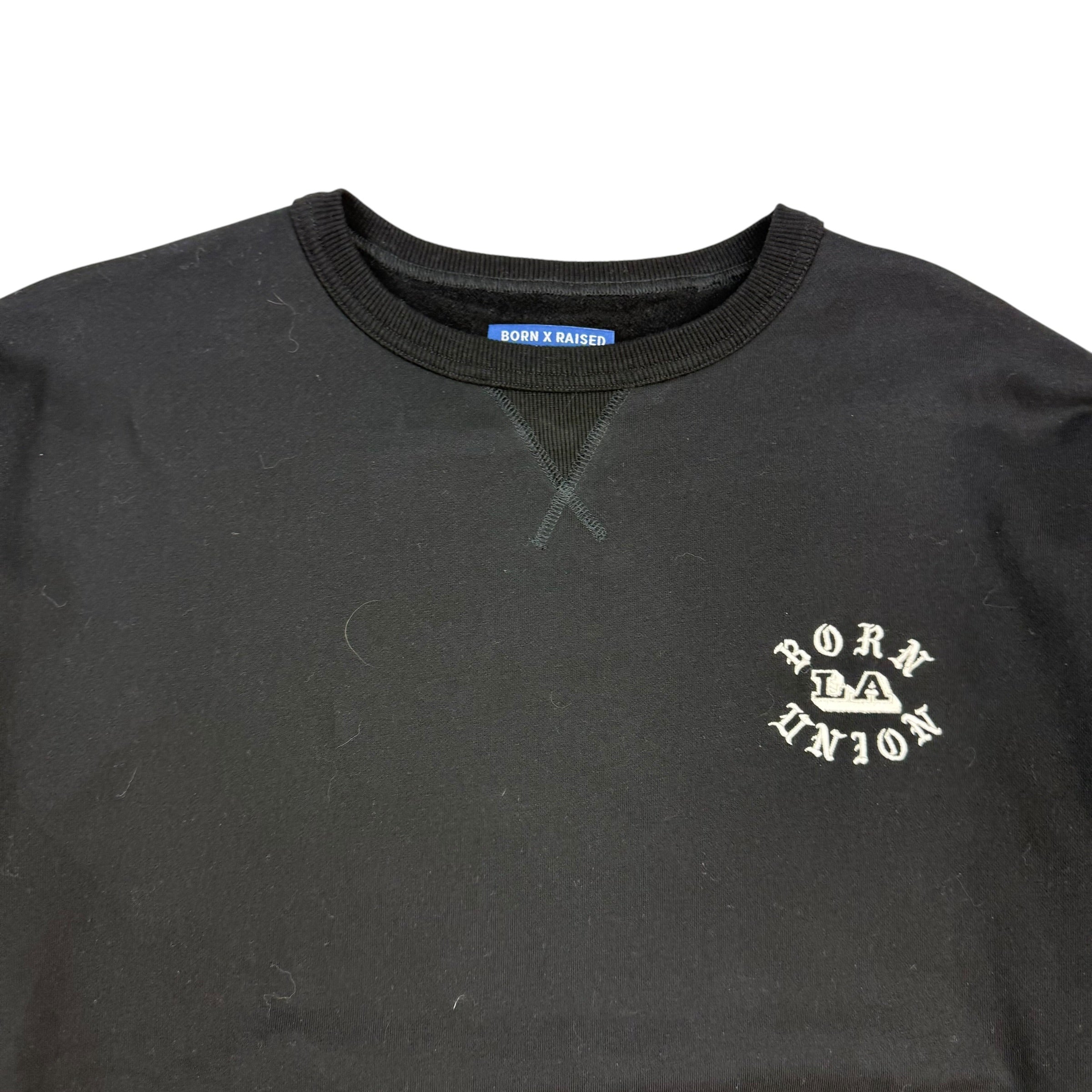 Born x Raised x Union Crewneck Black