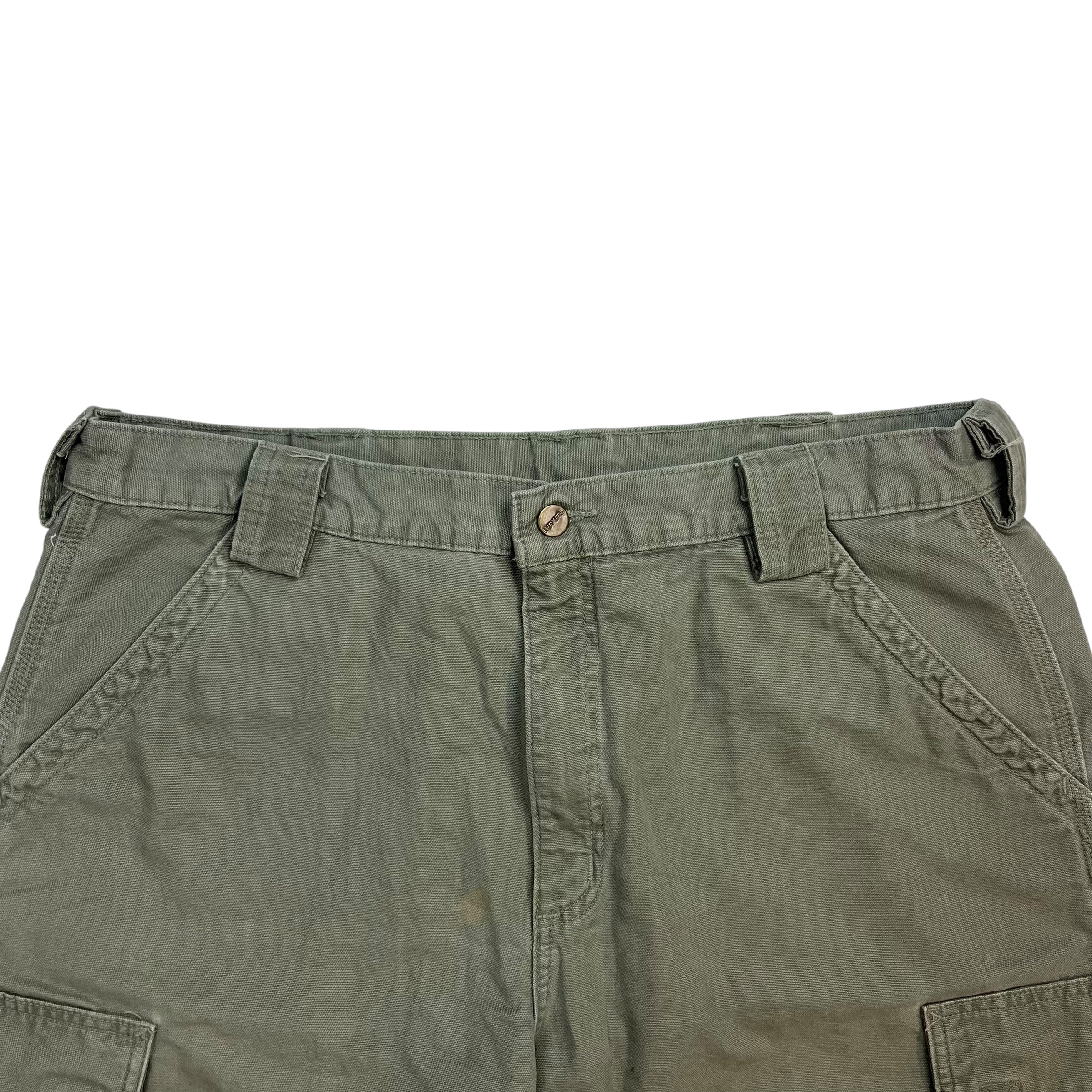 Vintage Carhartt Denim Work Shorts Green