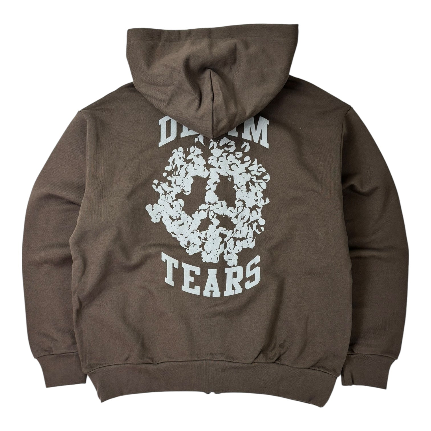 Denim Tears Denim University Zip-Up Hoodie Brown/Grey