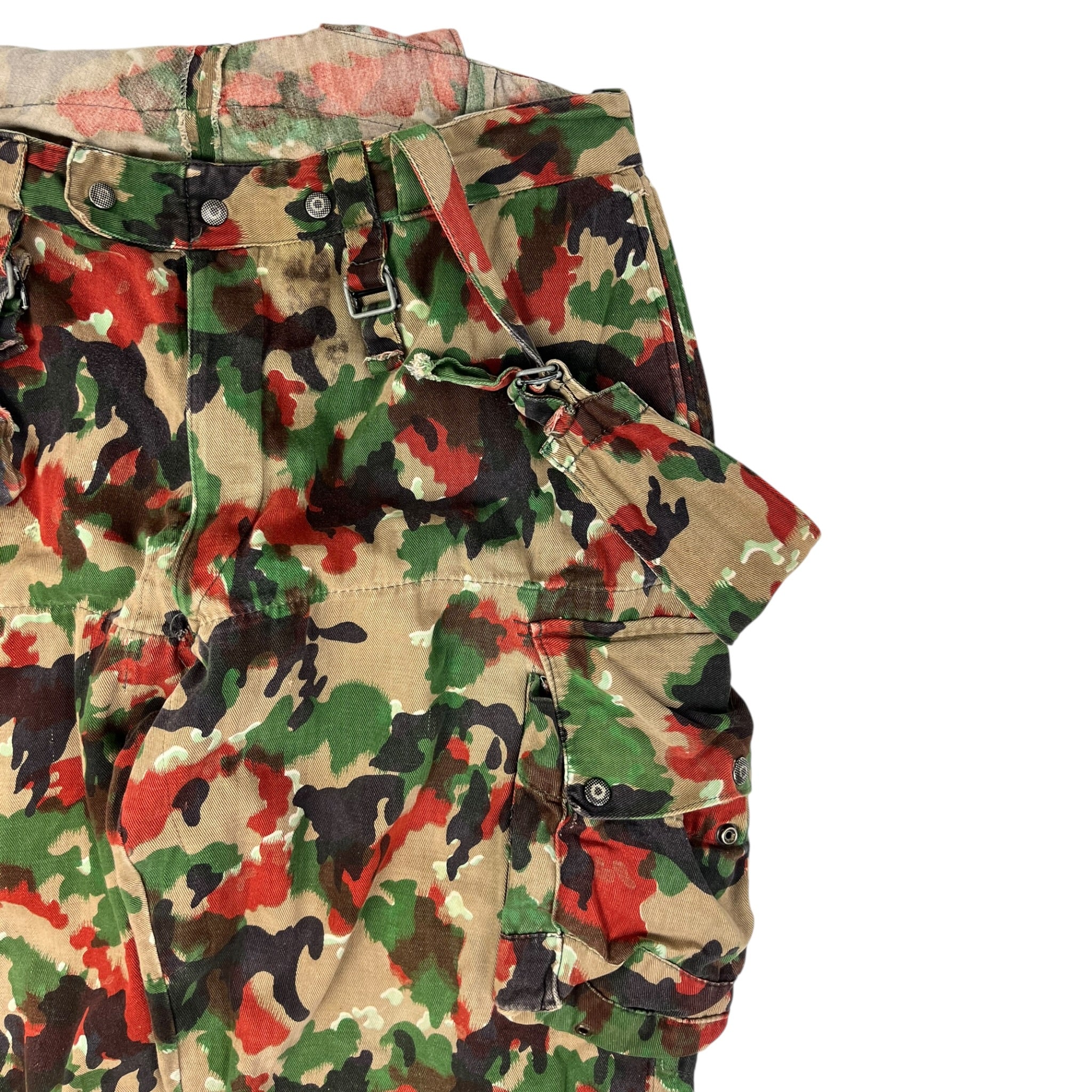 Vintage Swiss Army Alpenflage M70 Combat Cargo Pants
