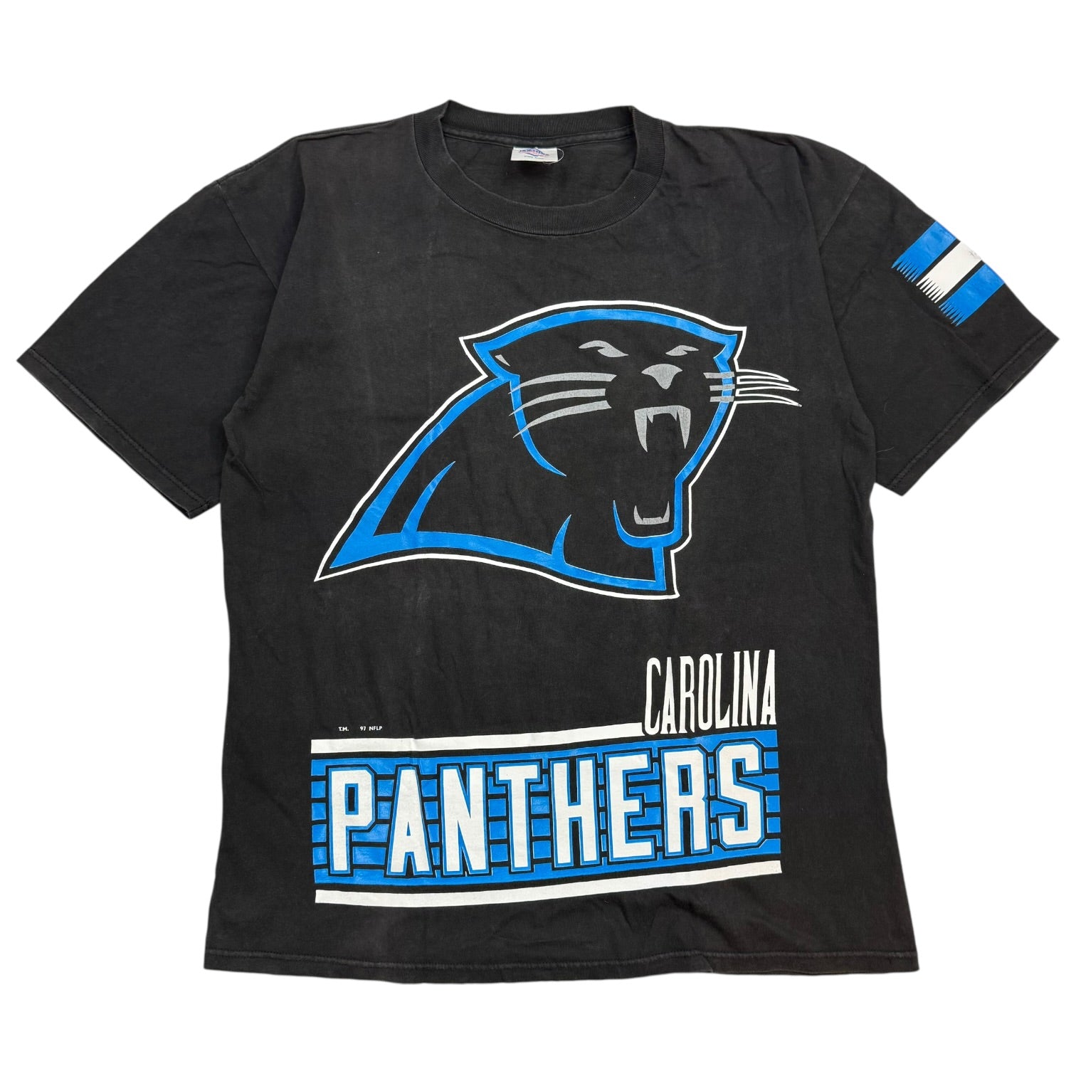 Vintage Carolina Panthers Jersey Tee Black
