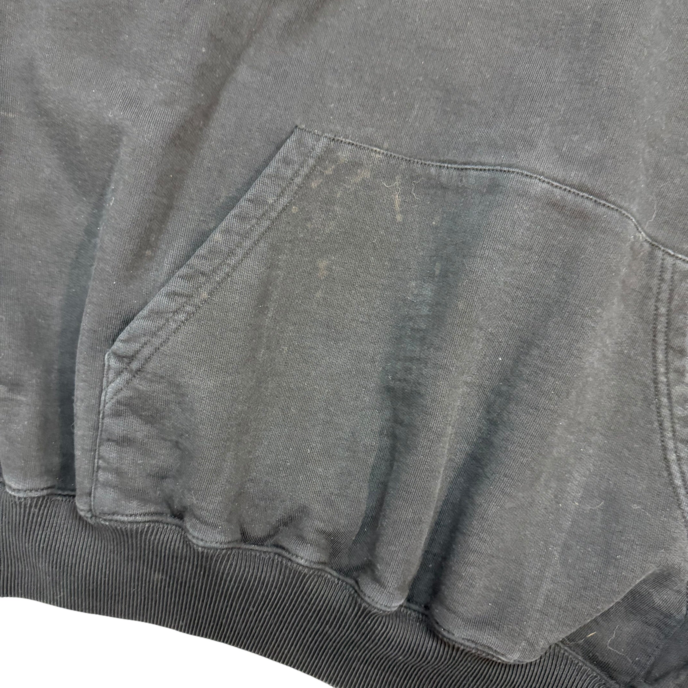 Balenciaga Logo Hood Hoodie Black