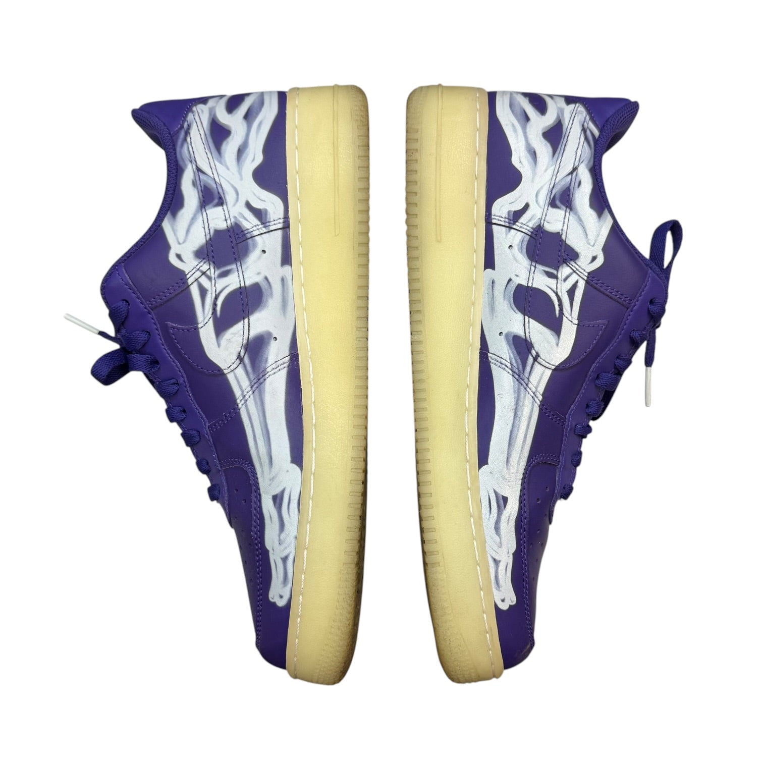Nike Air Force 1 Low '07 QS Purple Skeleton Halloween (2021) (Used)