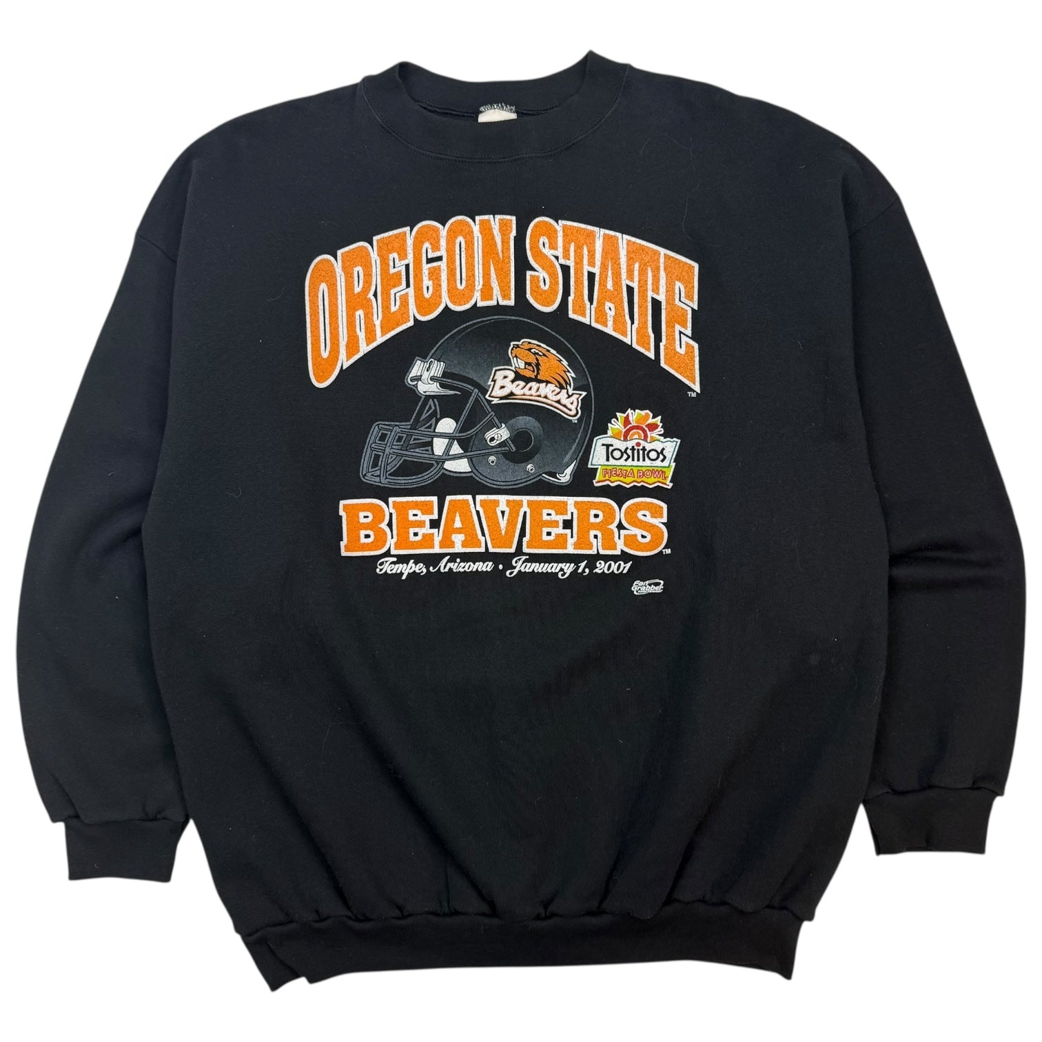 Vintage Oregon State Beavers Crewneck Black