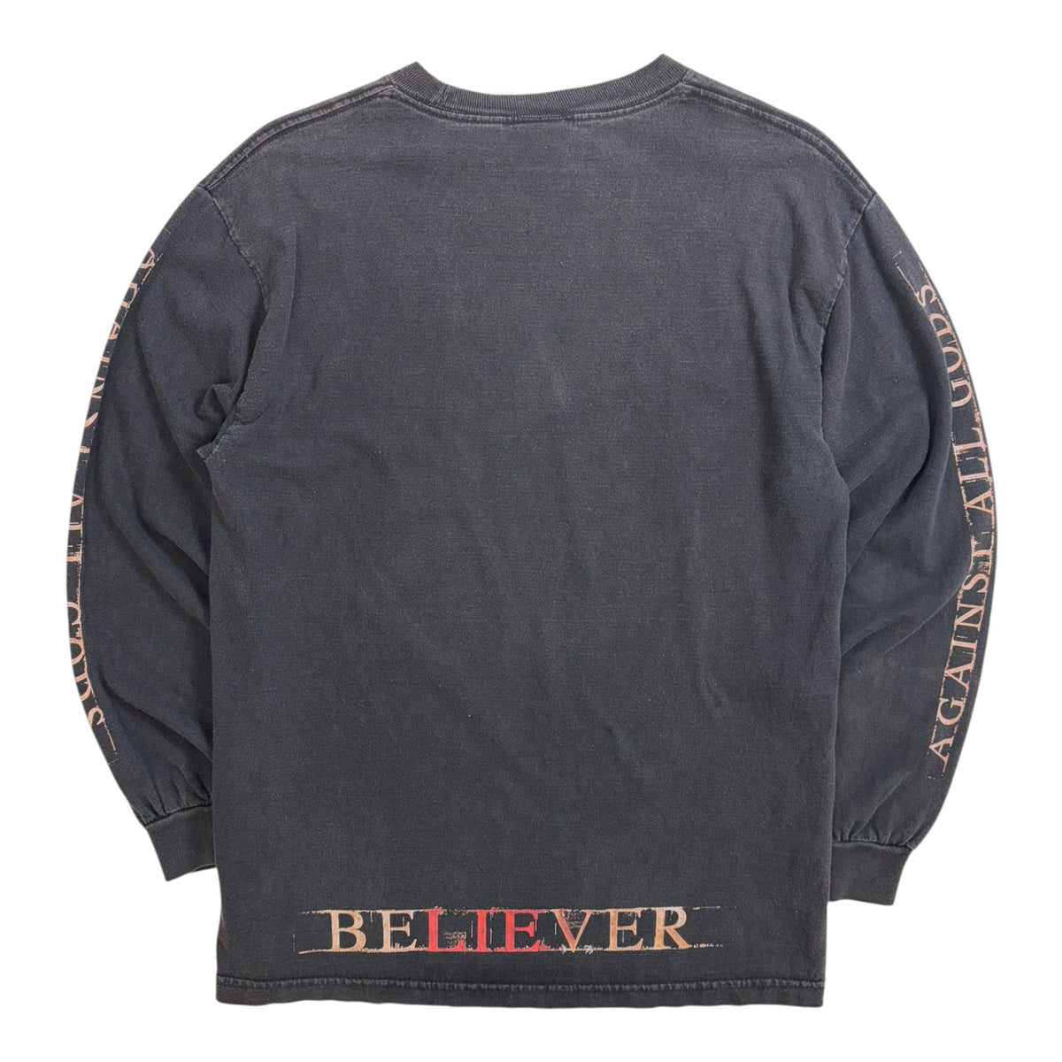 Vintage Marilyn Manson Believe Trismegistus Jesus Long-Sleeve Black