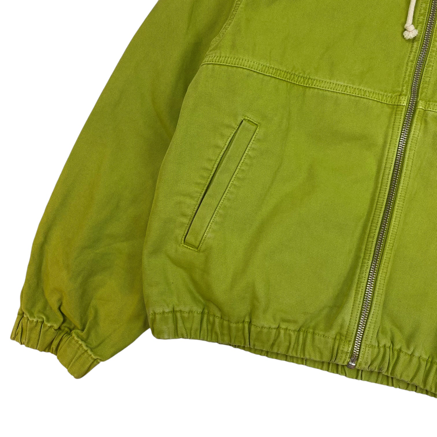 Stüssy Hooded Work Jacket Slime Green