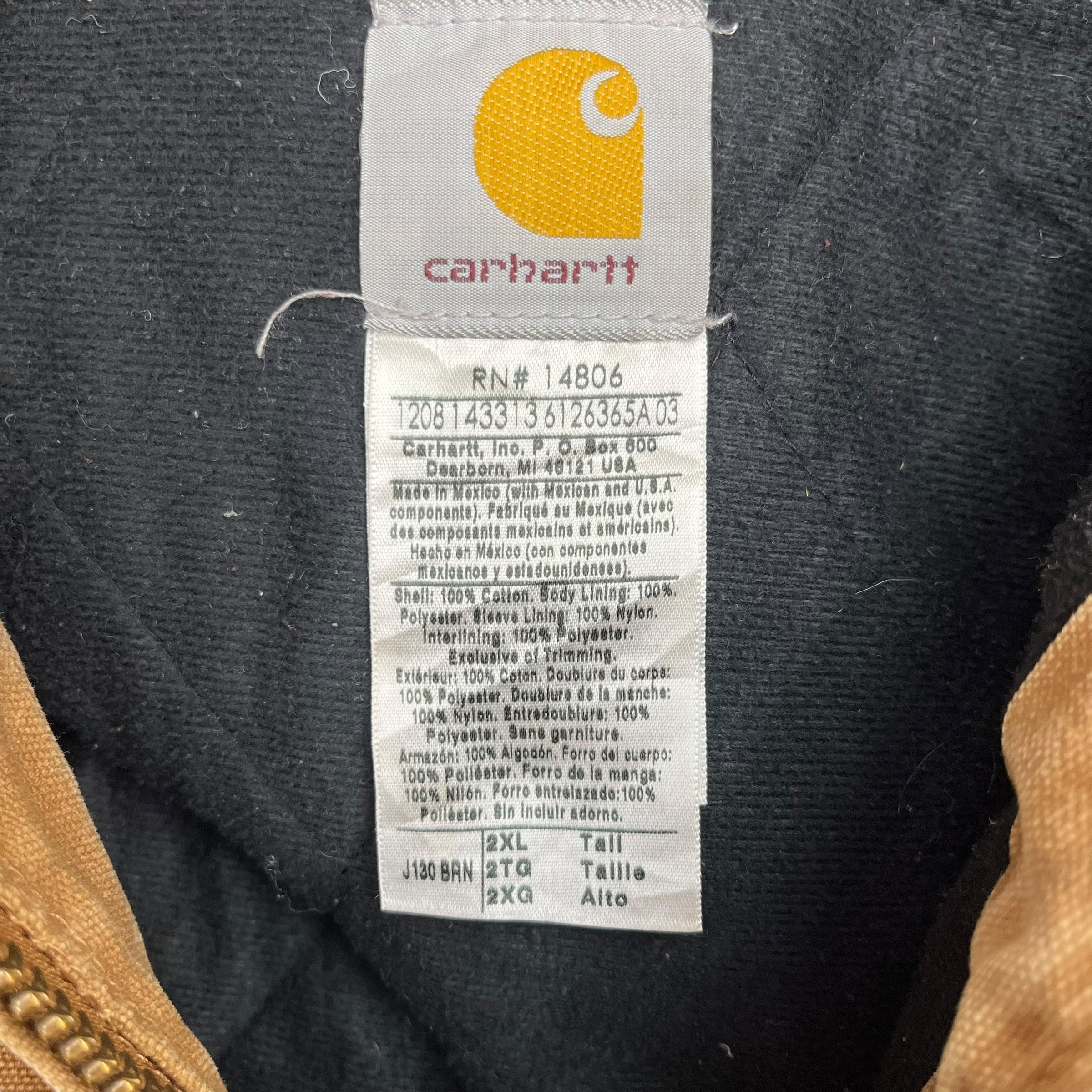 Vintage Carhartt Active Jacket Brown/Tan