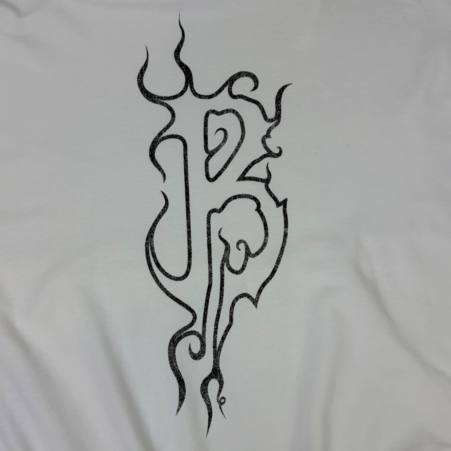 Balenciaga Darkwave Logo Print Sweatshirt White