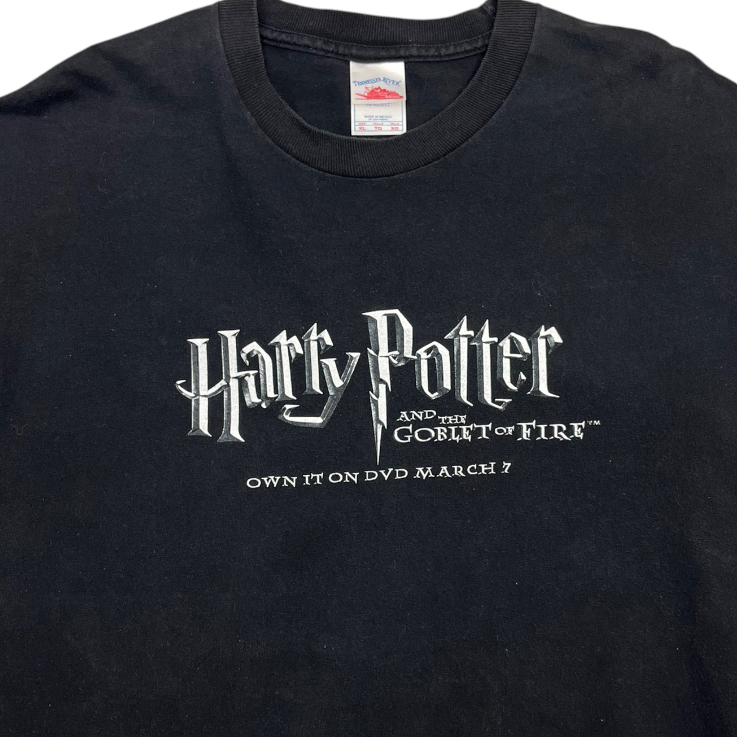 Vintage Harry Potter and The Goblet of Fire Promo Tee Black