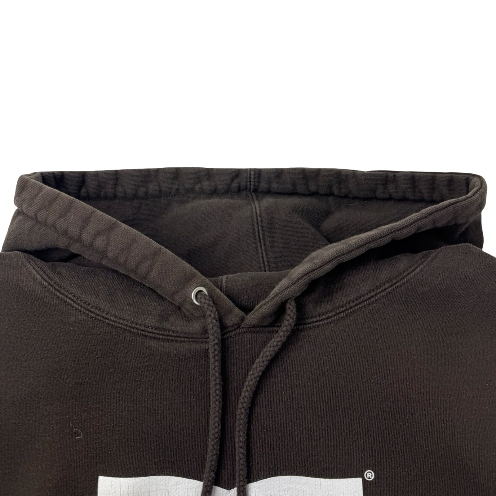 Vintage Y2K DC Shoe Co. USA Sleeve Spellout Hoodie Brown