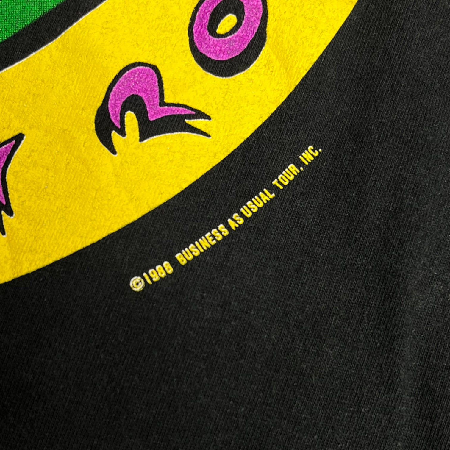 Sleek Black 1988 Little Feat Tour T-Shirt
