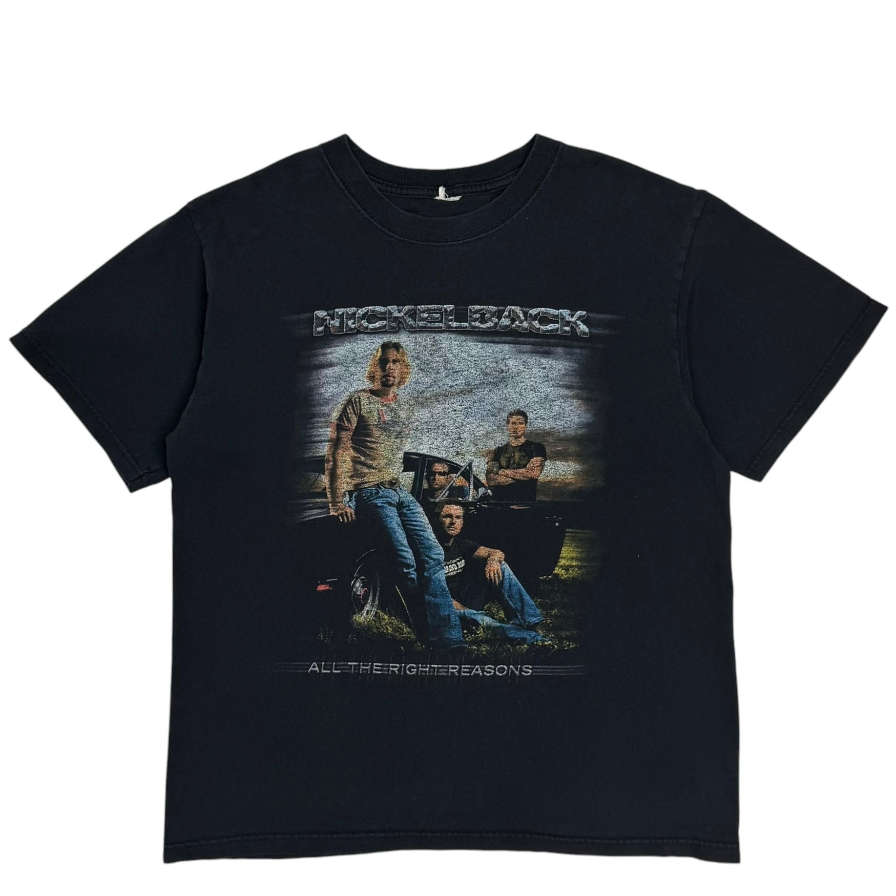 2007 Nickleback All The Right Reasons Tour Tee Black