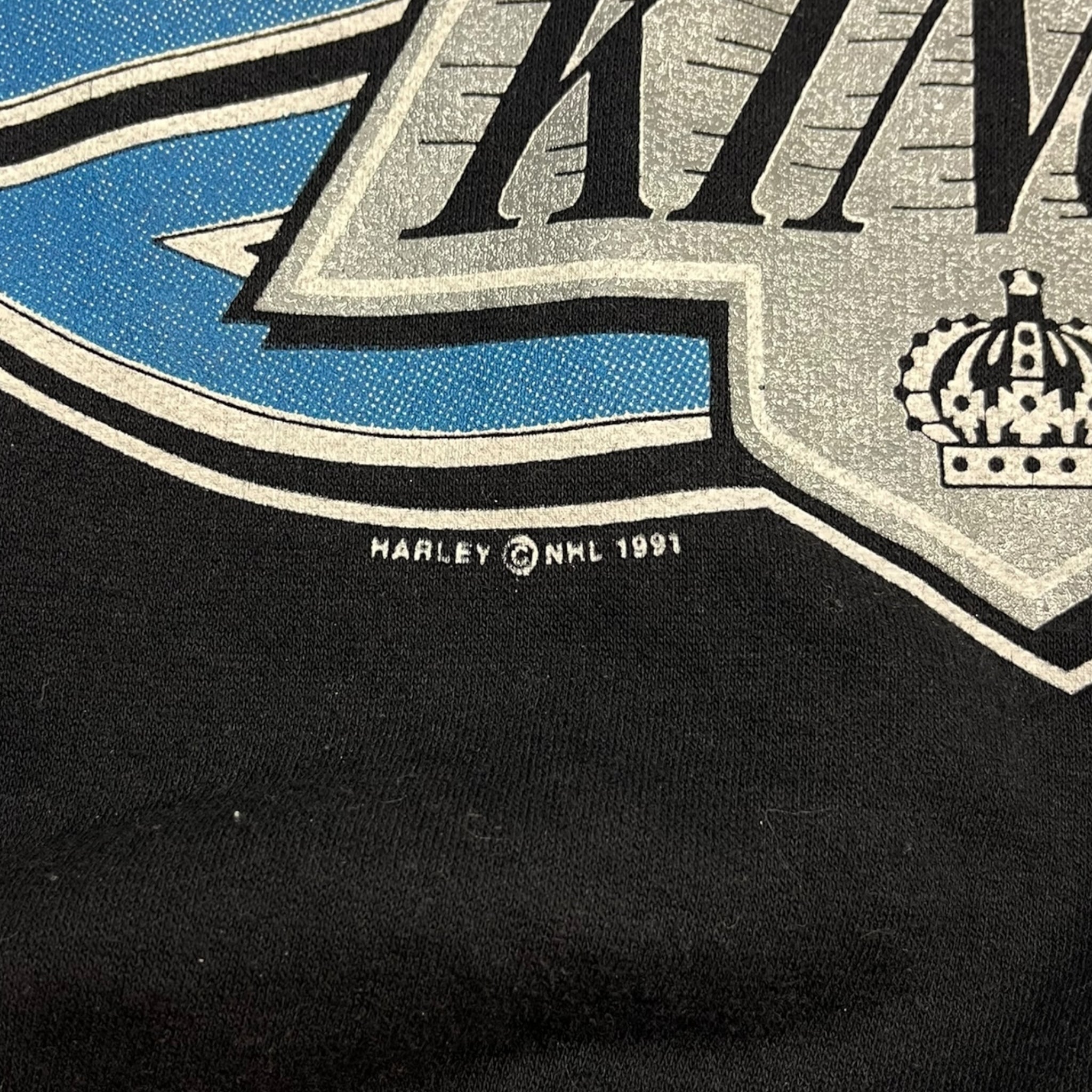 1991 Los Angeles Kings Crewneck Sweatshirt Black