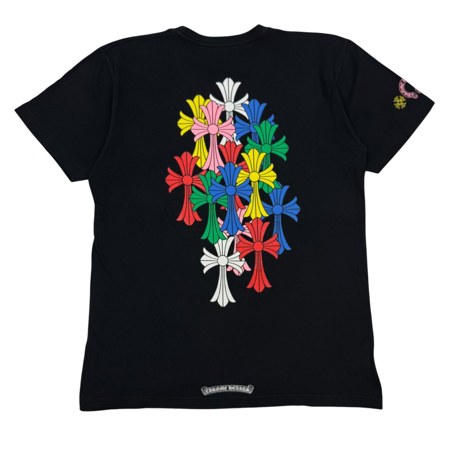 Chrome Hearts Cross Cemetery Tee Black/Multicolour