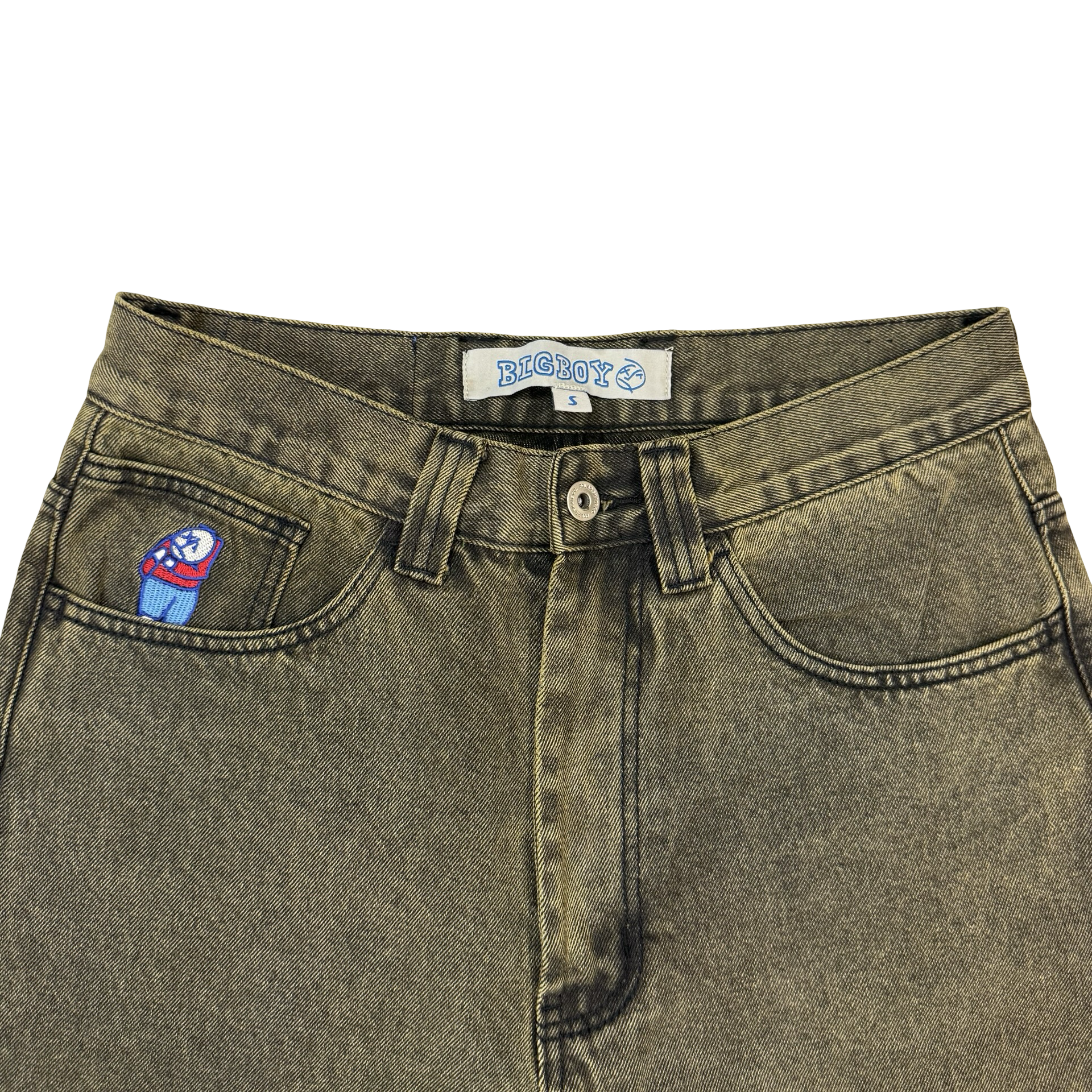 Polar Skate Co. Big Boy Jeans Green Acid Wash