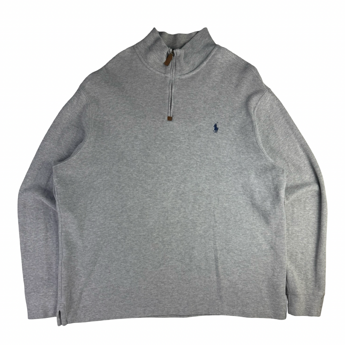 Vintage Polo Ralph Lauren Quarter Zip Sweater Grey