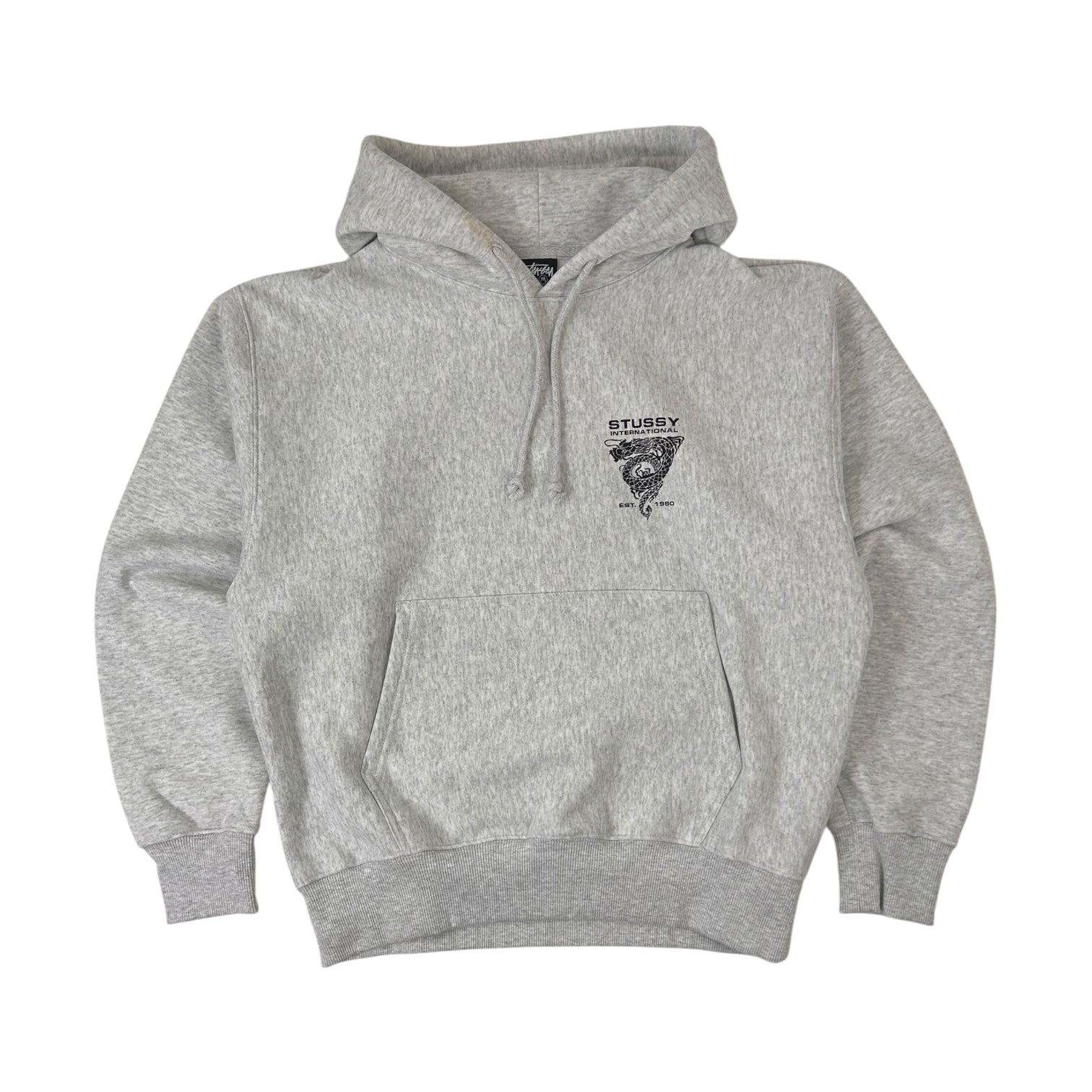 Stussy Dragon Hoodie Ash Heather